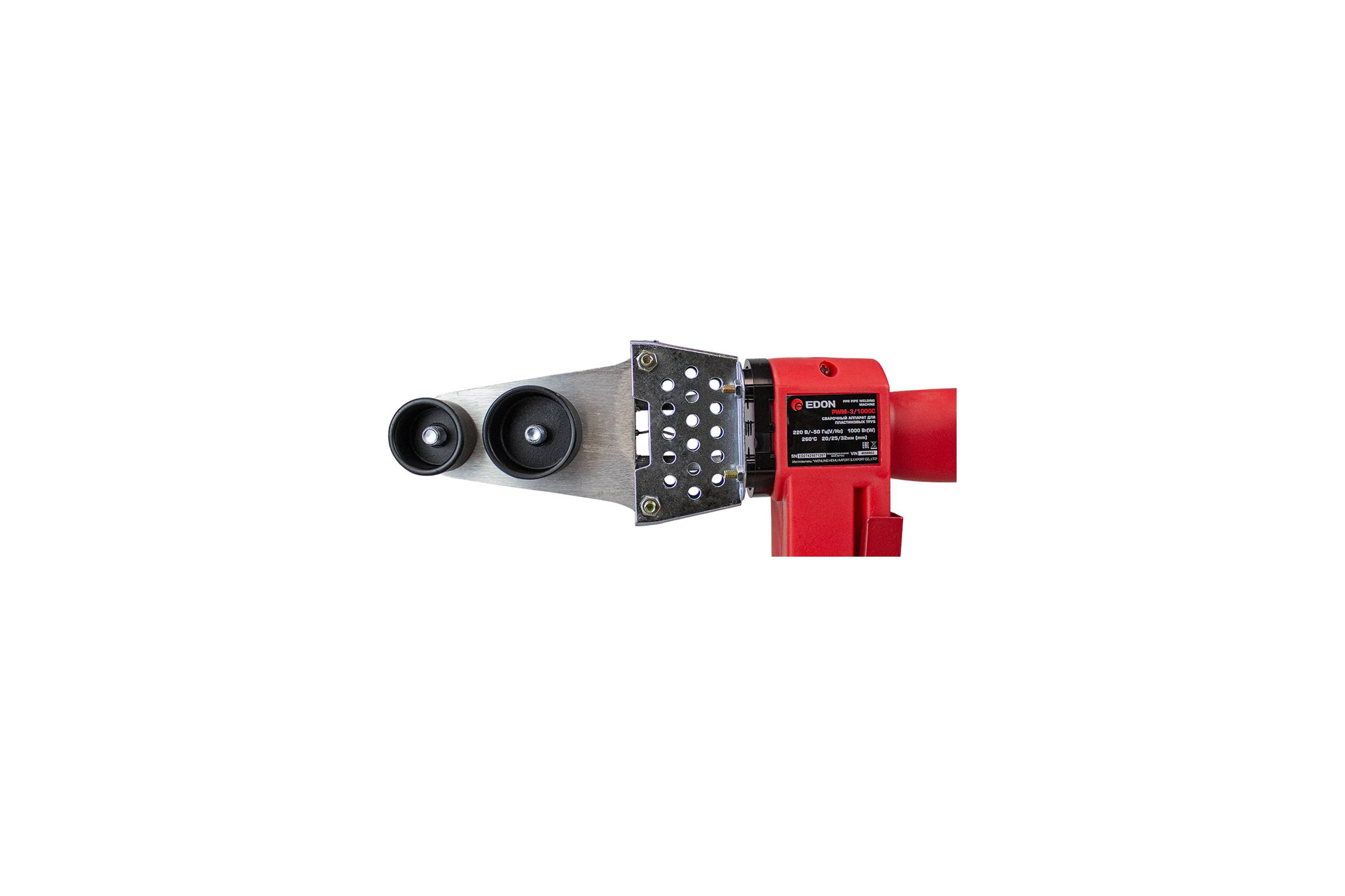 Аппарат сварочный для пластиковых труб EDON PWM-3/1000C (1000Вт; 260С; 20/25/32) 40586