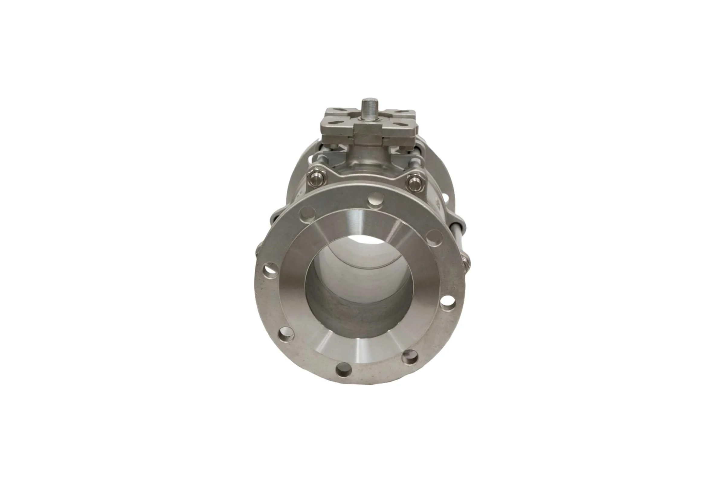 Кран шаровый NEWKEY фланцевый под привод нержавеющий (3PC), AISI304 DN 125 (5), (CF8), PN16 NK-BFp125/4