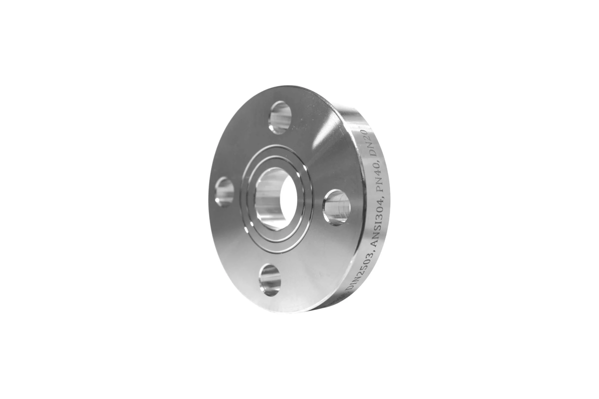 Фланец плоский NEWKEY DIN2503 нержавеющий, AISI304 DN20 (3/4), (CF8), РN40 NK-FDh20/4