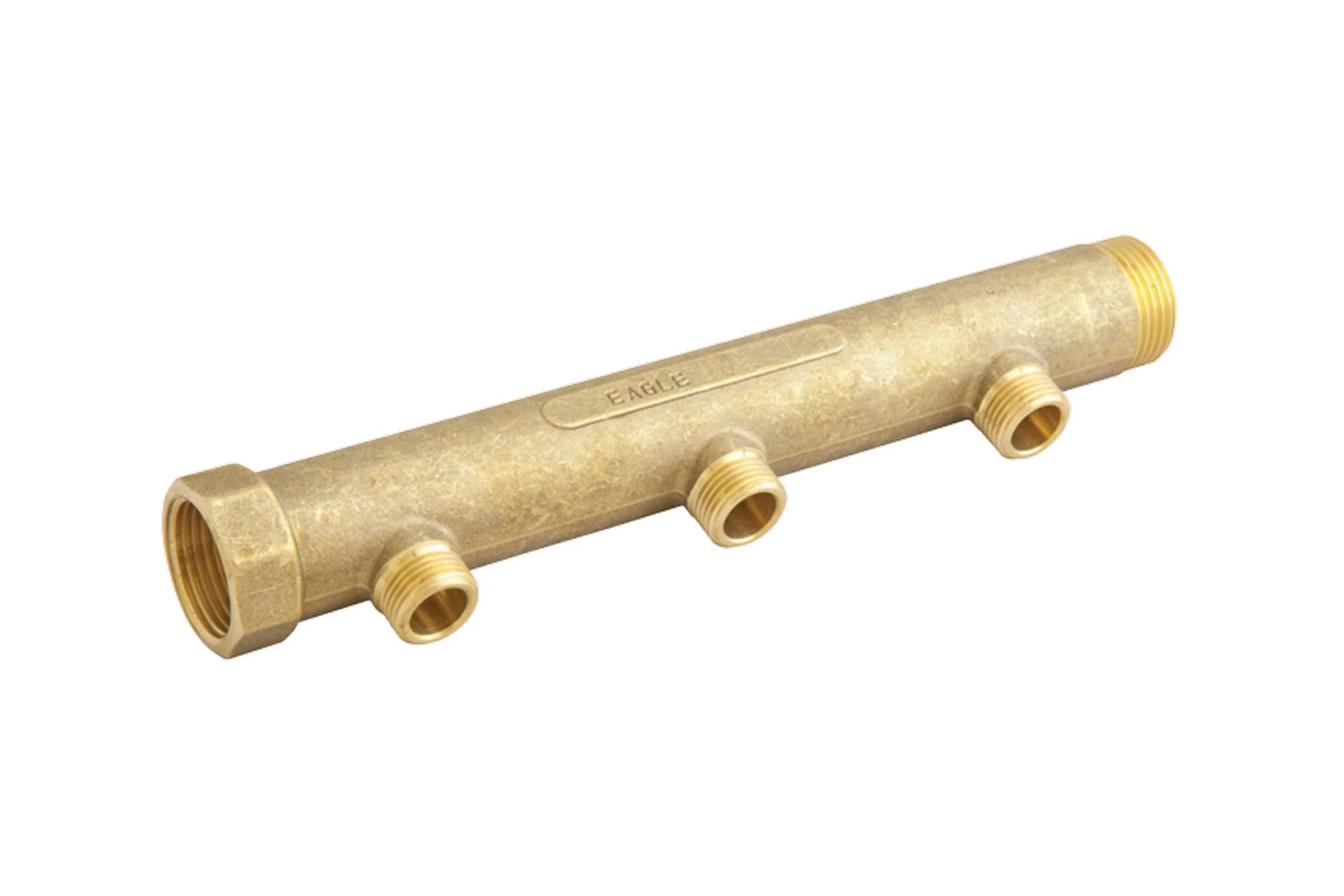 Коллектор со штуцером Н.Р. 1 1/4"-Т3-3/4" L=80 BYR PEX 2946В