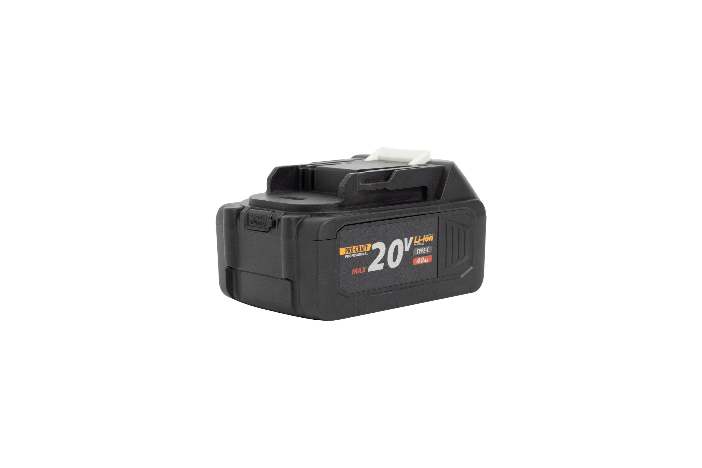 Батарея аккумуляторная   Li-Ion 20В 4Ач, type-c PROCRAFT BAT20/4C