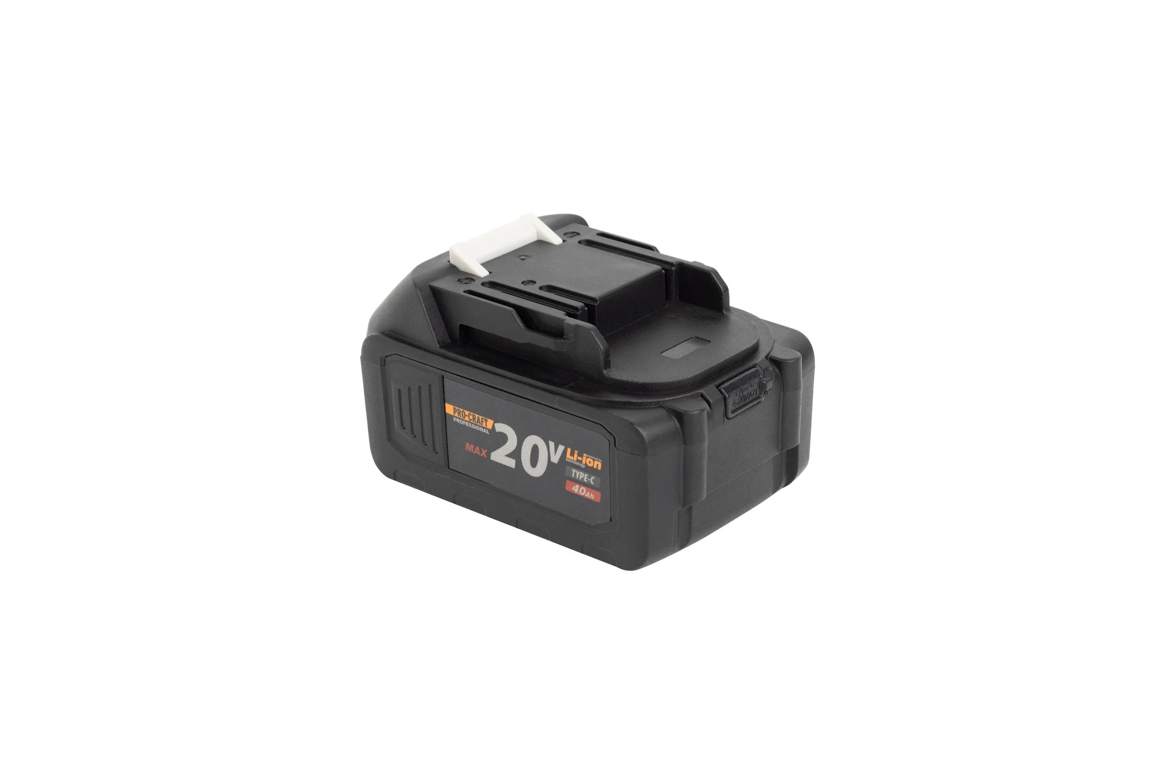 Батарея аккумуляторная   Li-Ion 20В 4Ач, type-c PROCRAFT BAT20/4C