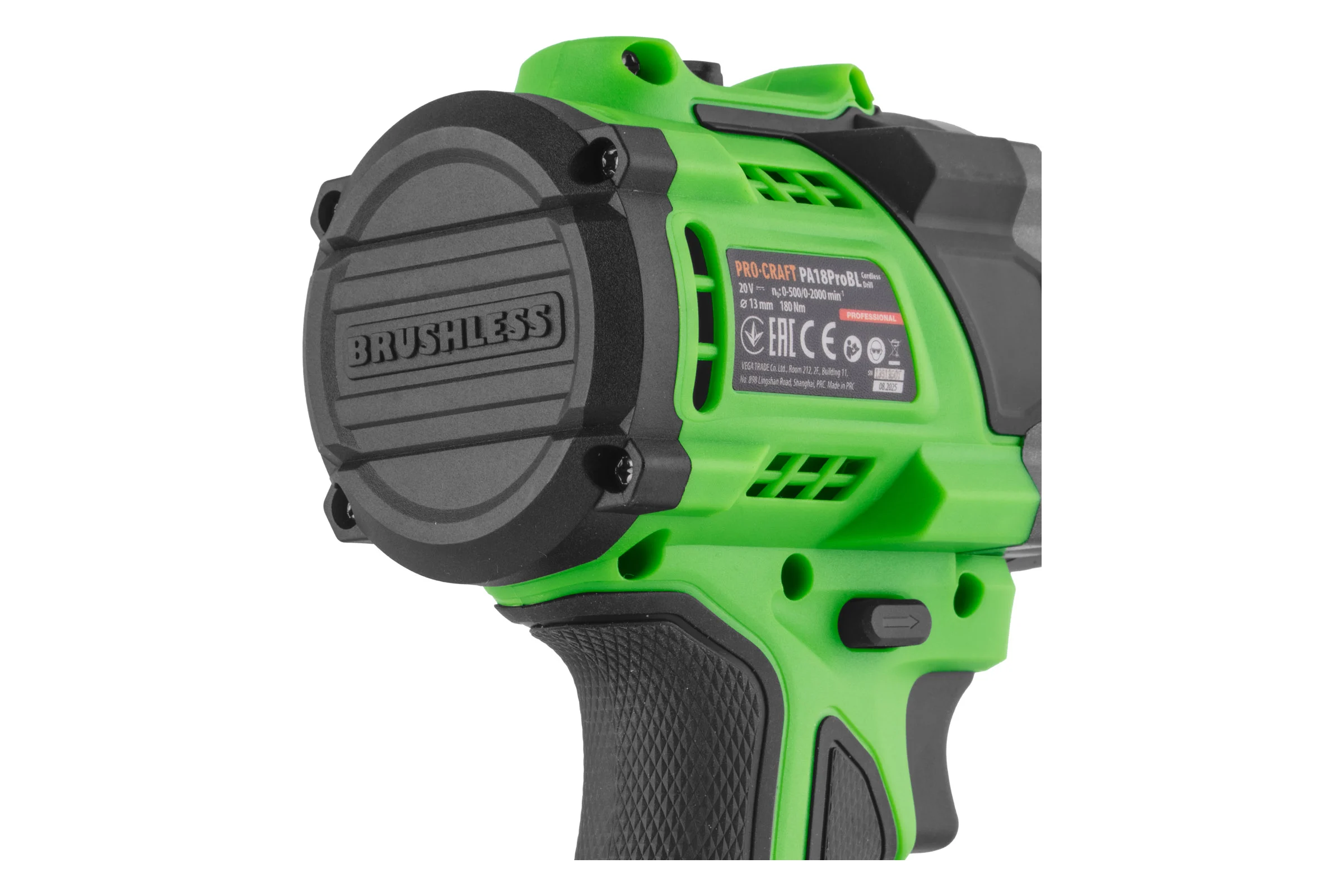 Шуруповерт аккумуляторный Procraft PA18ProBL 20В 180Нм (АКБ 4Ач+ЗУ+Кейс) PA18ProBL-1B-c