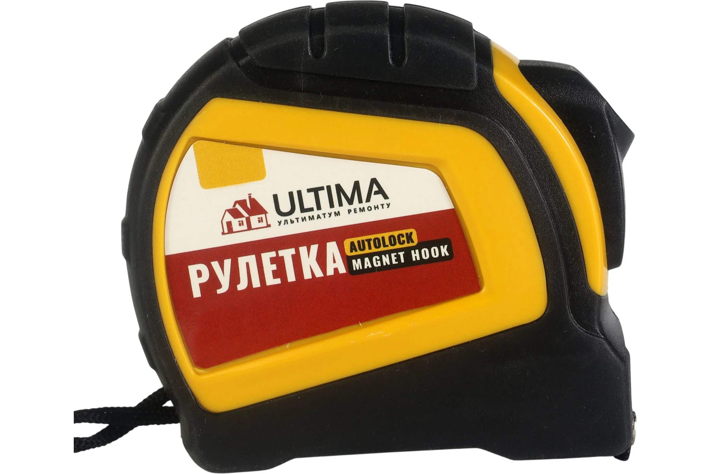 Рулетка Ultima Autolock Magnet Hook 7,5м x 25мм, автост, магнит двухстор зацеп 130502004