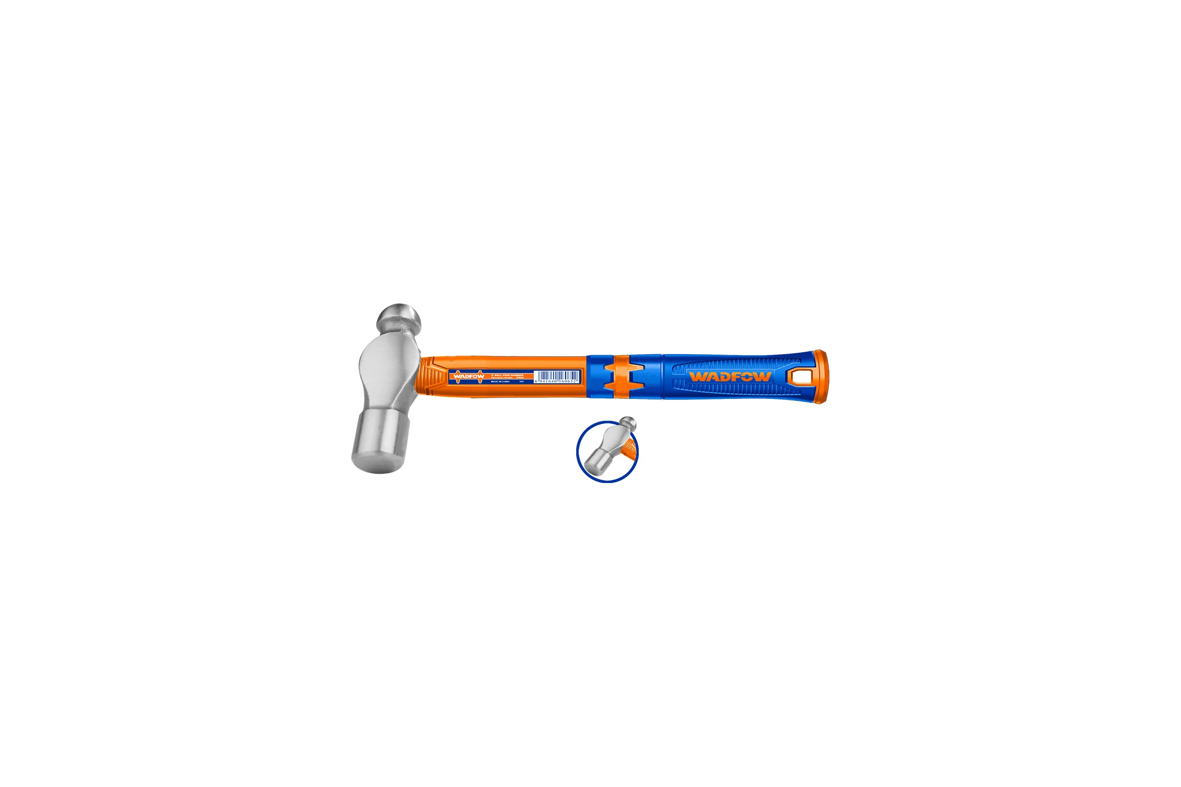 Молоток с круглым бойком WadFow 1300 г 6/12 WHM5348