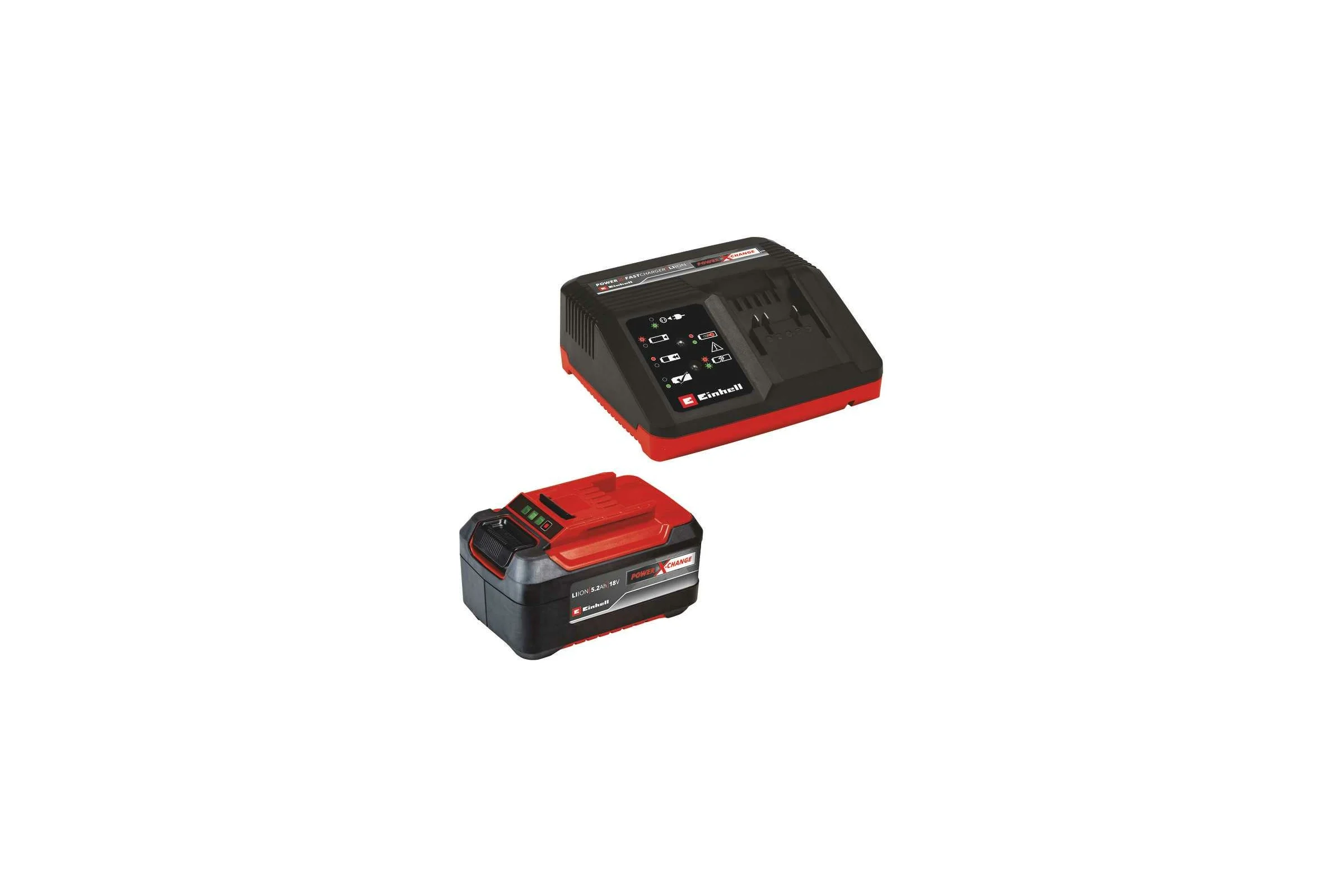 Устройство зарядное + аккумулятор PXC 5.2Ah & 4A Fastcharger Einhell 4512114