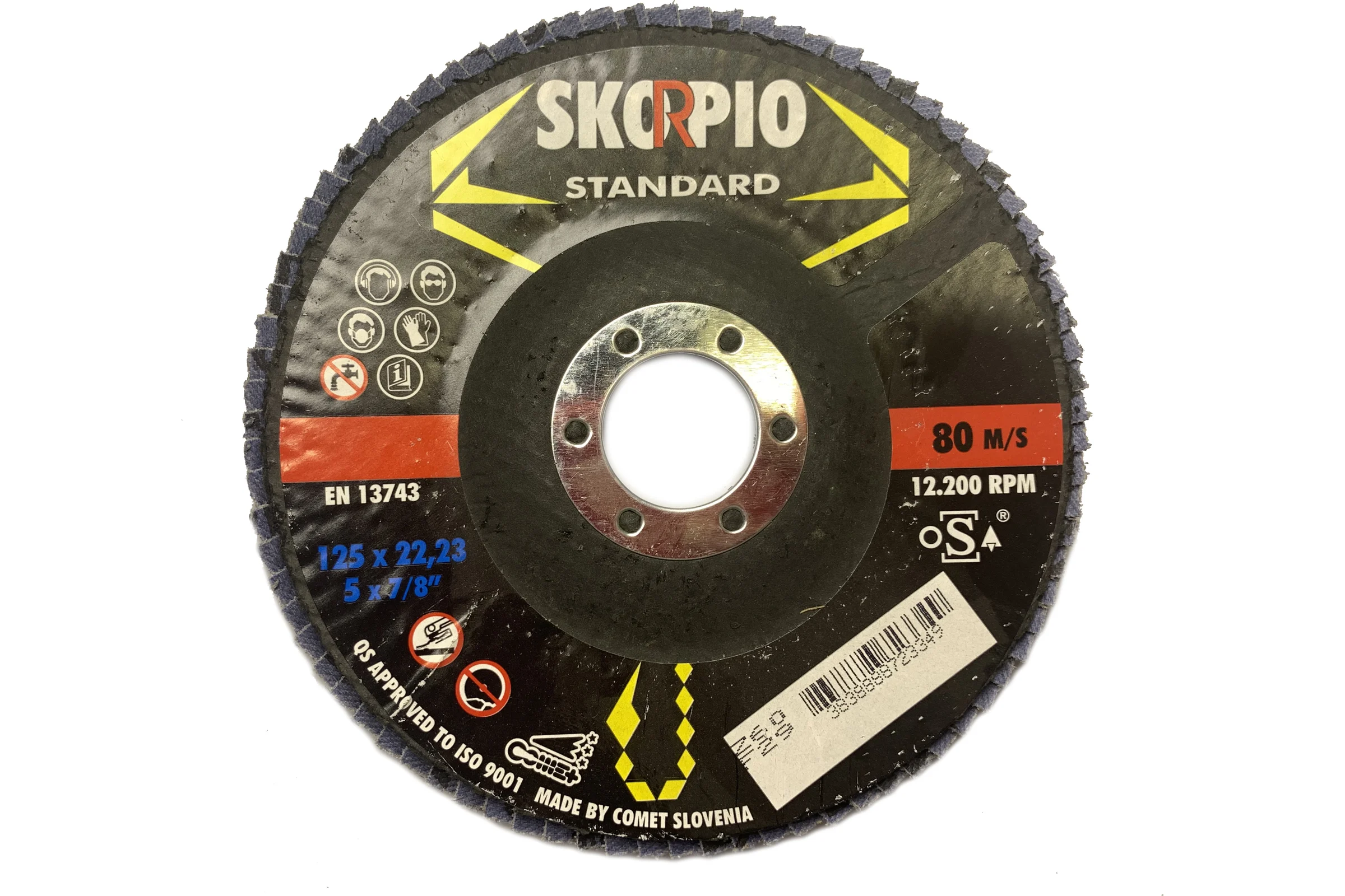 Круг лепестковый STANDART (125х22.23 мм; Z60; F29) SKORPIO 710908