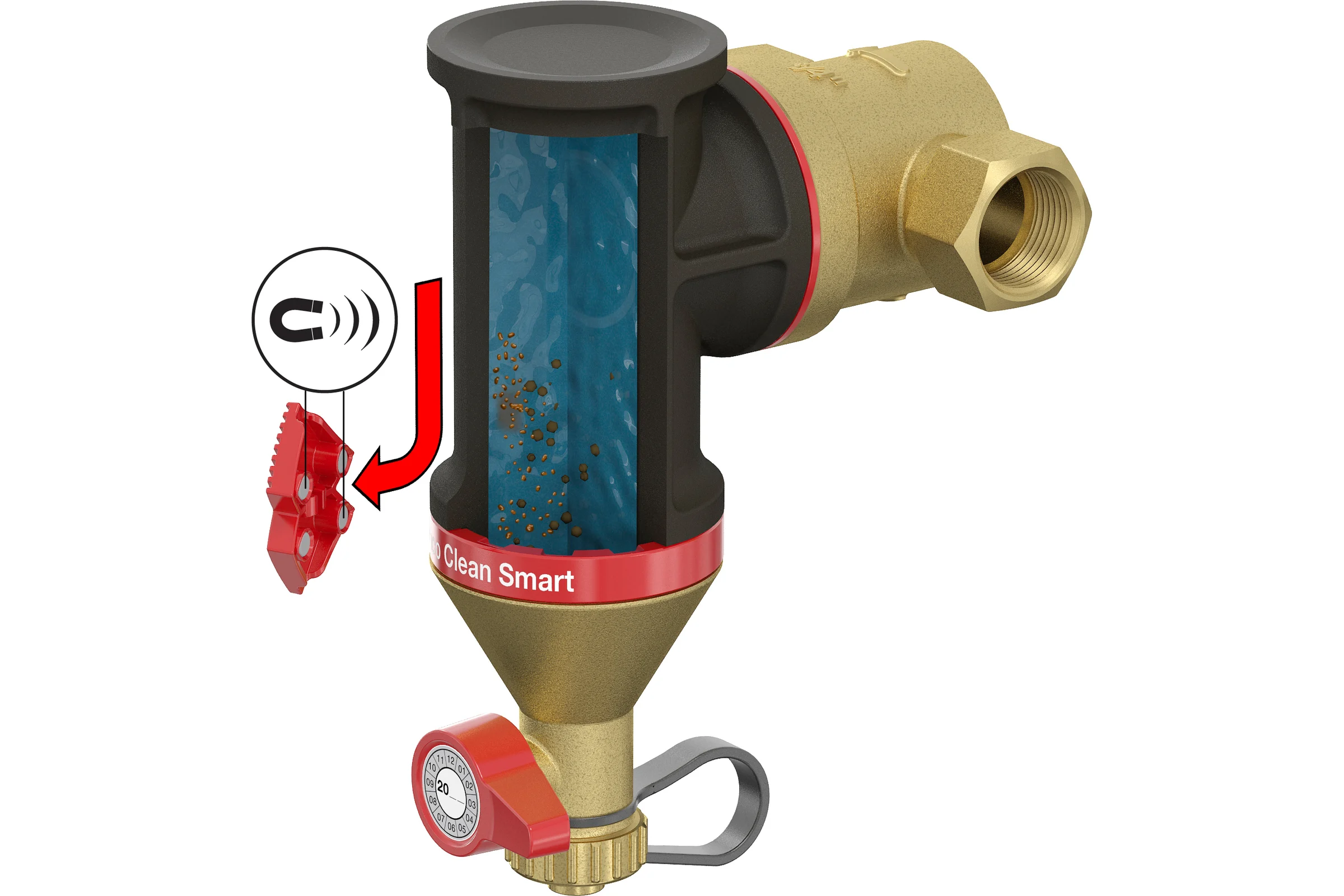 Сепаратор шлама Flamco 30021 Clean Smart 3/4 RG008P27BSRFHH