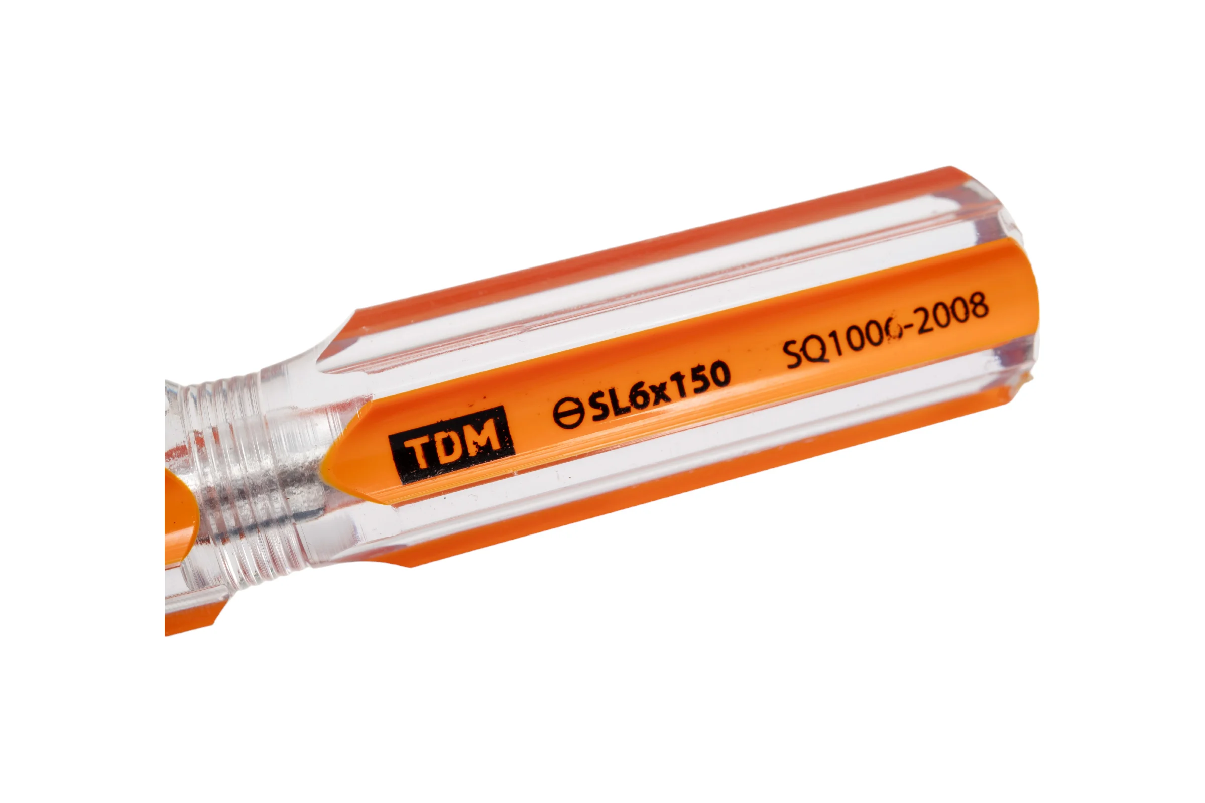 Отвертка шлицевая TDM ELECTRIC Гранит углеродистая сталь, тип SL6.0 x 150 мм SQ1006-2008
