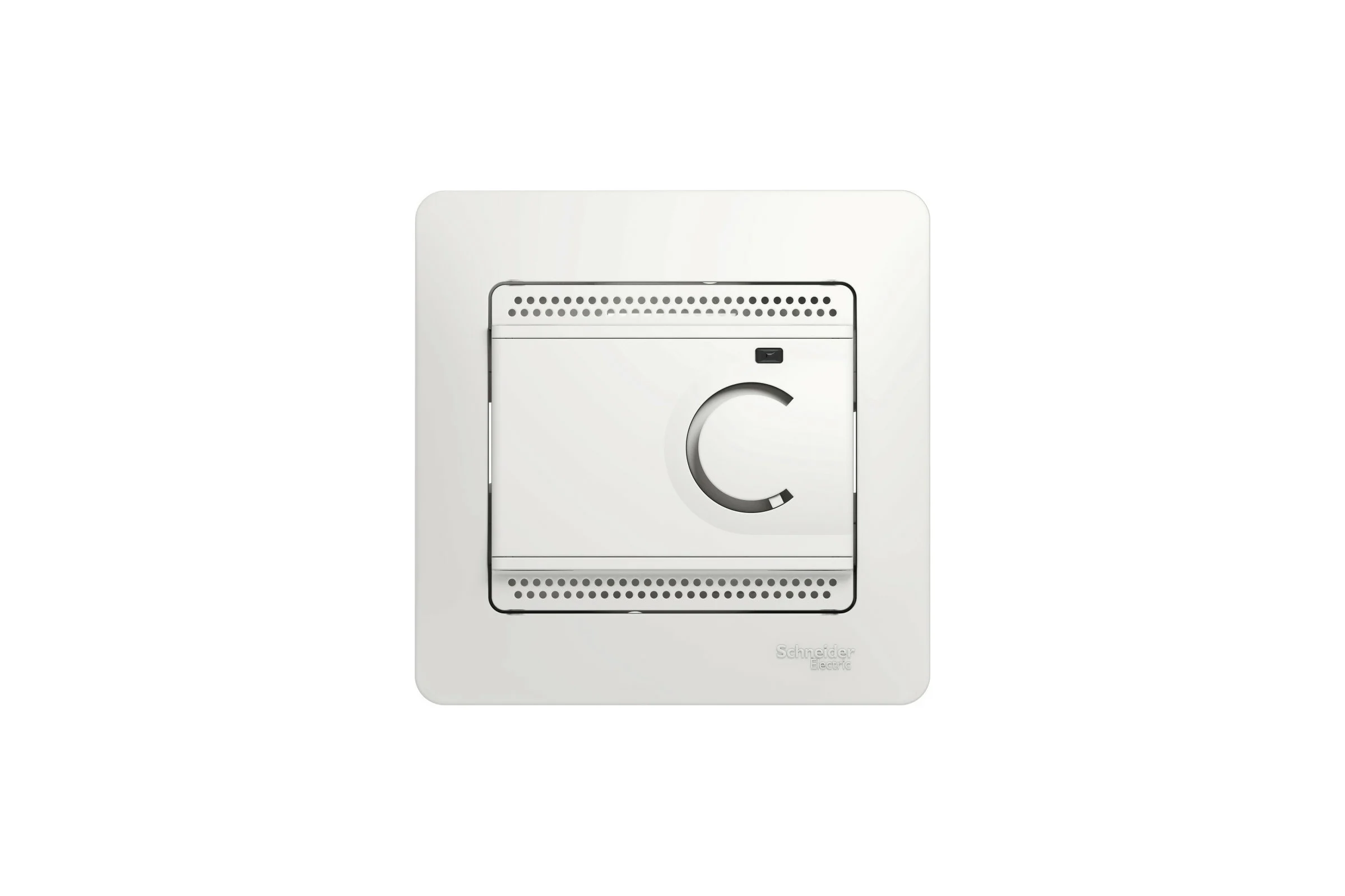 Электронный термостат теплого пола с датчиком Systeme Electric Glossa белый SE GSL000135