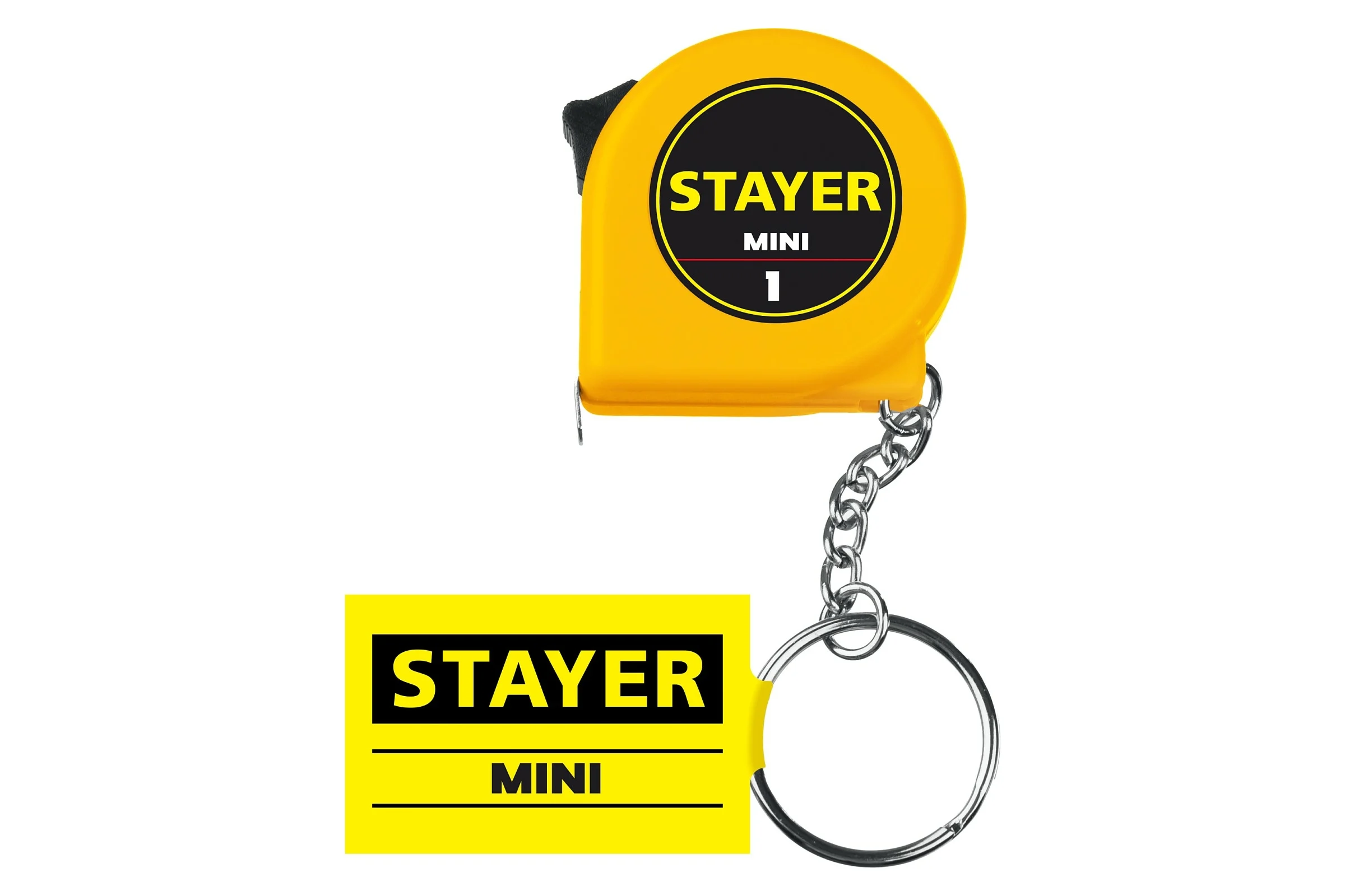 Рулетка-брелок STAYER Mini 1м /  6мм 34140-1_z02
