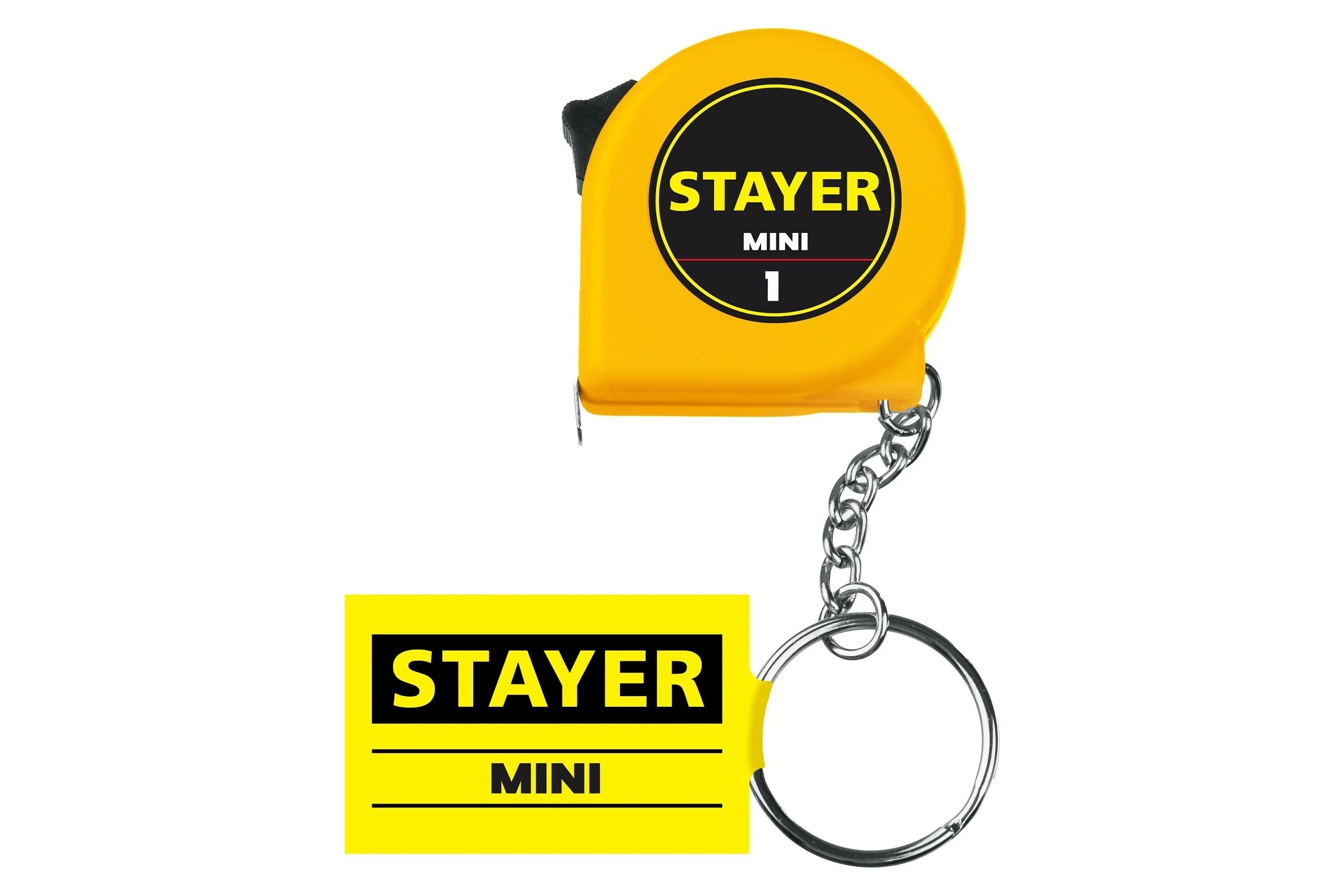 Рулетка-брелок STAYER Mini 1м /  6мм 34140-1_z02
