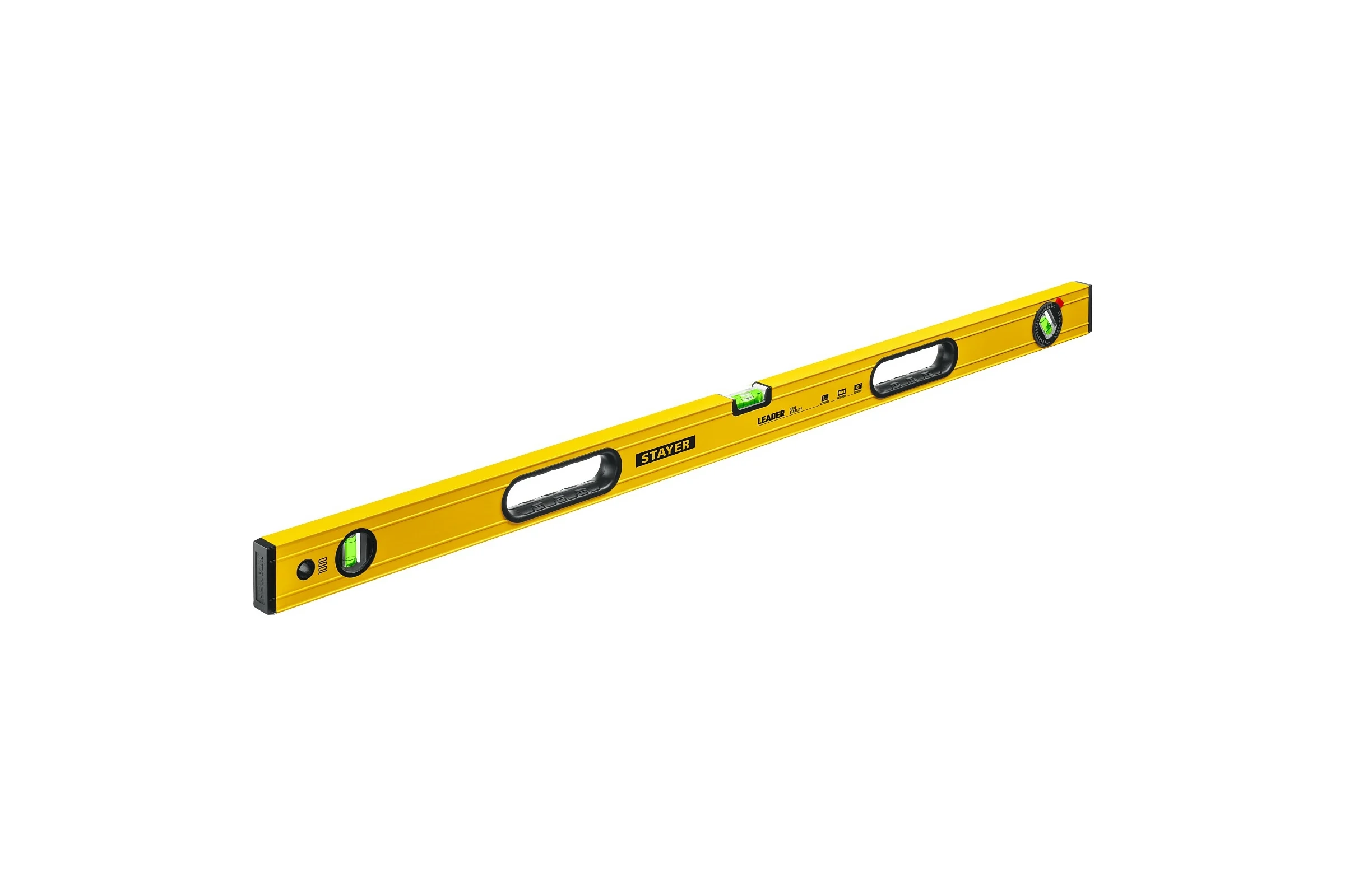 Уровень STAYER Leader 1000 мм строительный фрезерованный 3466-100_z01