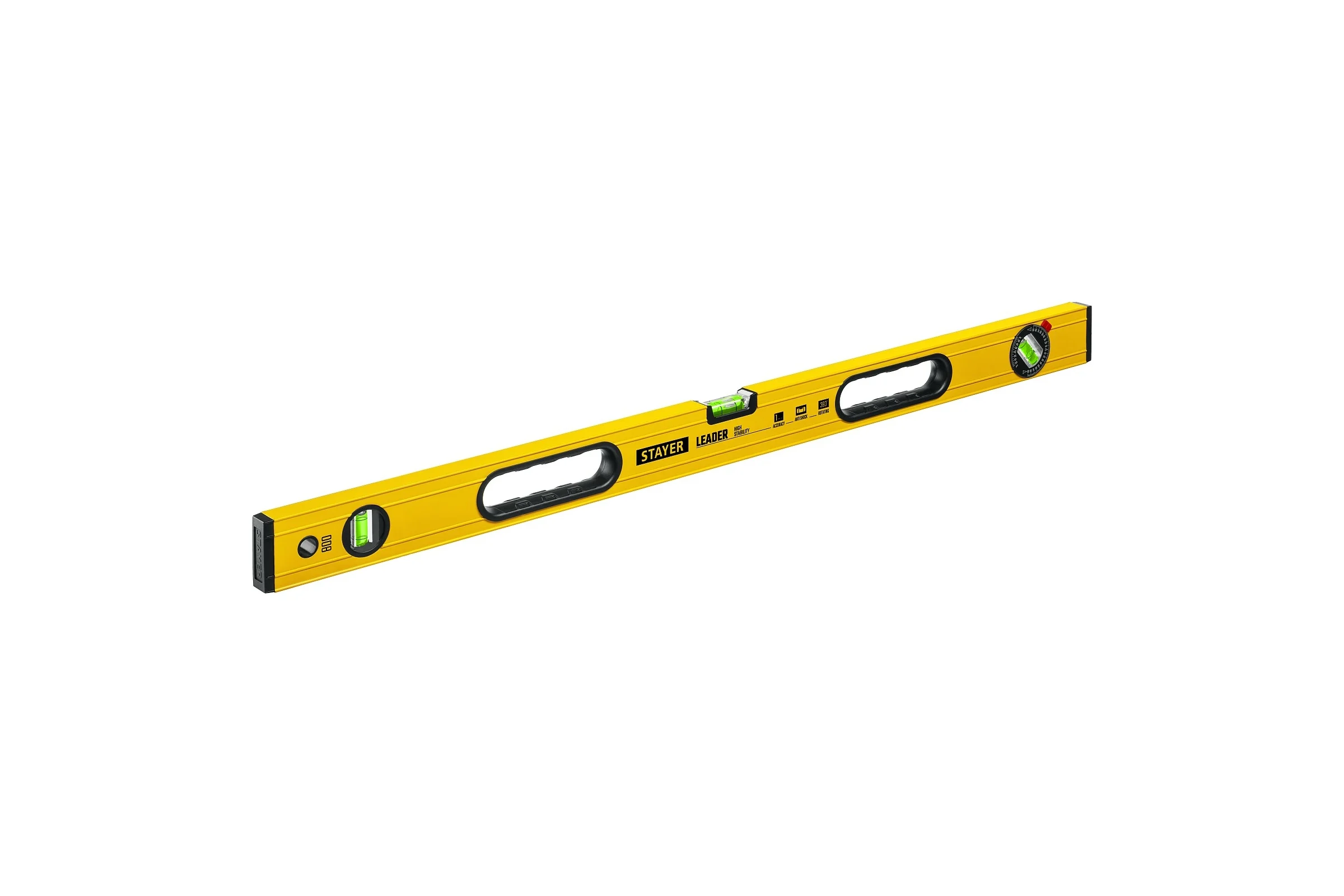 Уровень STAYER Leader 800 мм строительный фрезерованный 3466-080_z01