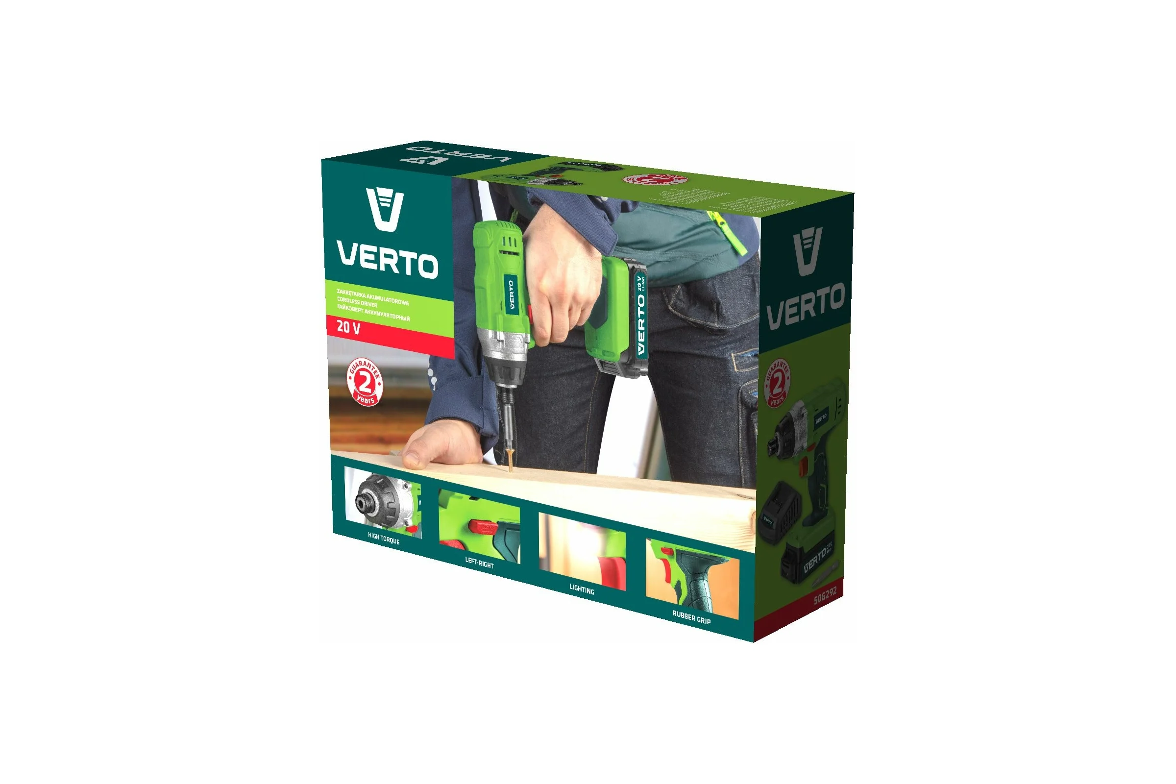 Аккумуляторный ударный винтоверт VERTO 50G292
