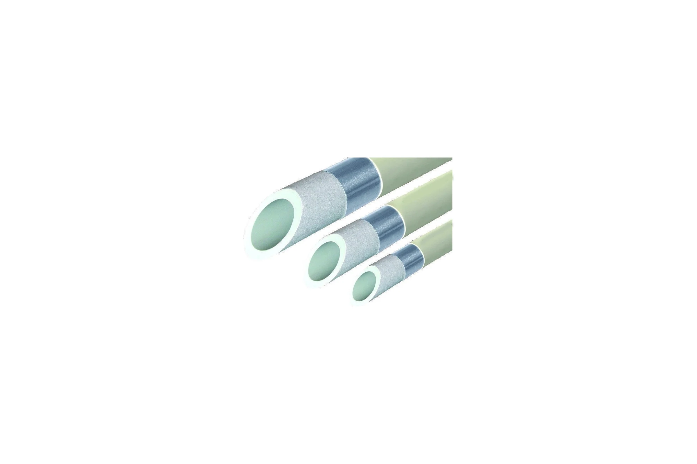 Труба FV-Plast Stabioxy PP-RCT 50x5.6 (4м) с алюминиевым слоем, без перфорации 106450