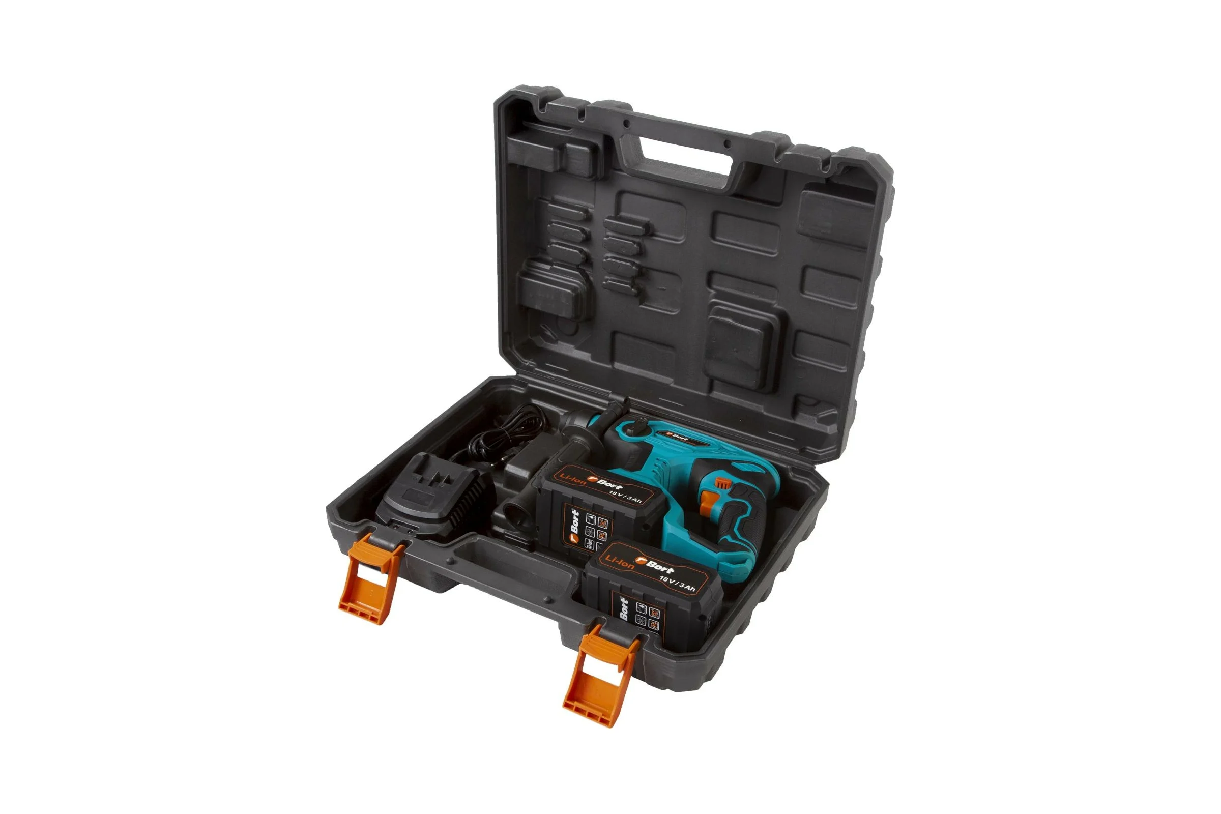Аккумуляторный перфоратор BORT BHD-18X-BLK 93410235