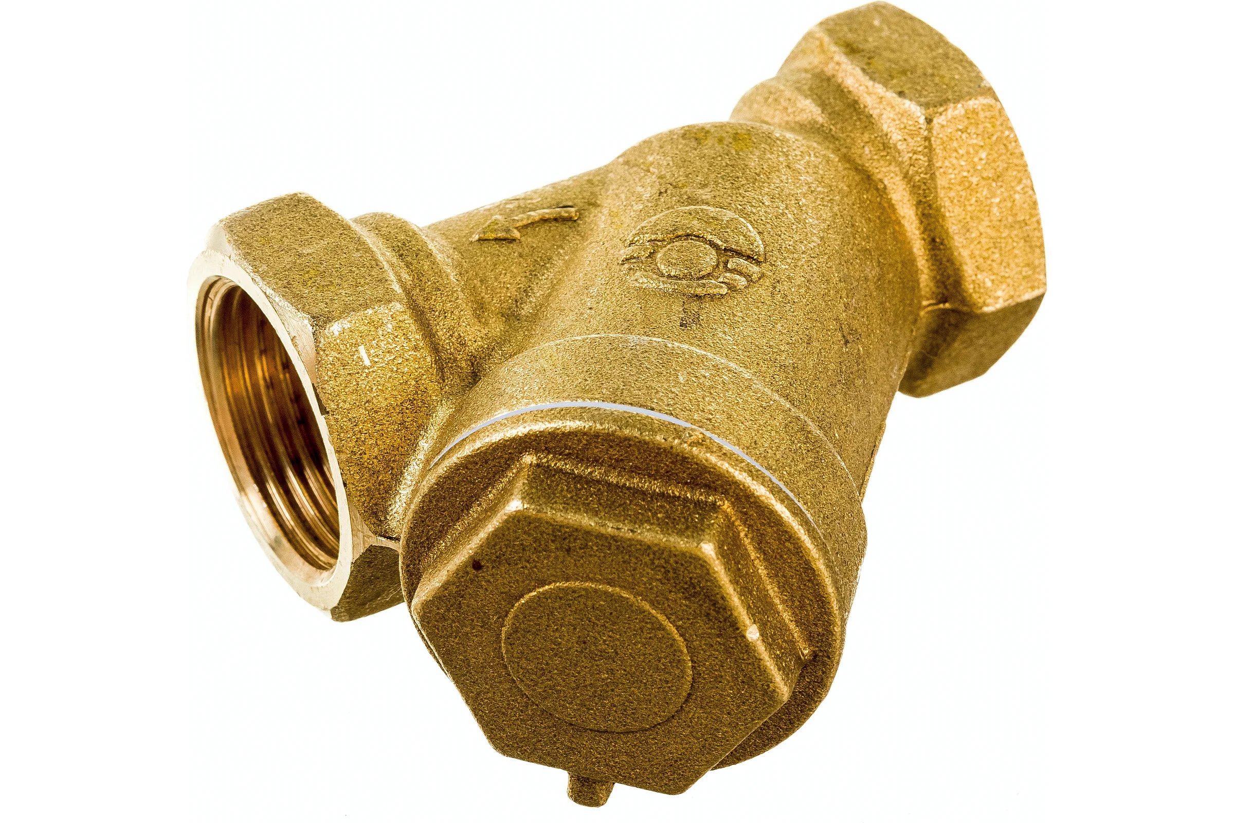 Сетчатый фильтр для воды VALFEX 3/4" ВР/ВР латунный, под пломбу 46Б5фт1 VF.192.L00.034.Bir