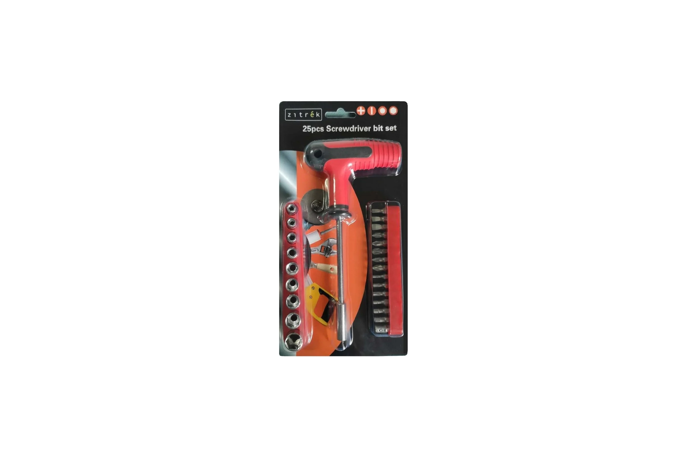 Отвертка со сменными битами и головками Zitrek SRA25065-0024