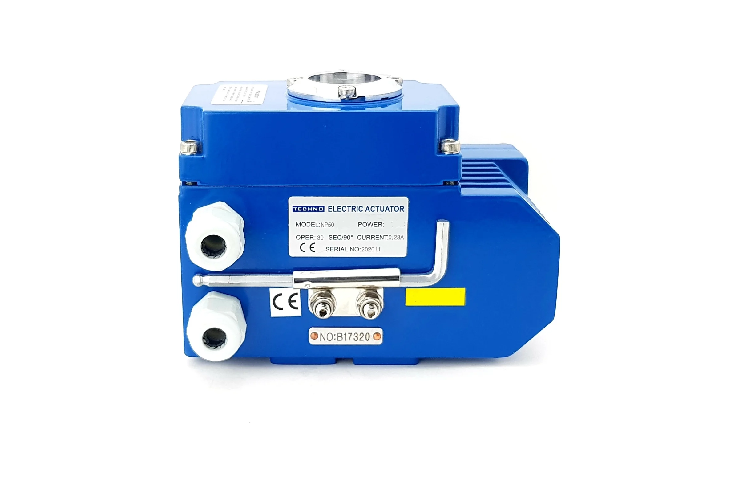 Электропривод запорной арматуры TECHNO NP50-DF/380V 0-90, 50Nm, ON/OFF, 380АС 500130