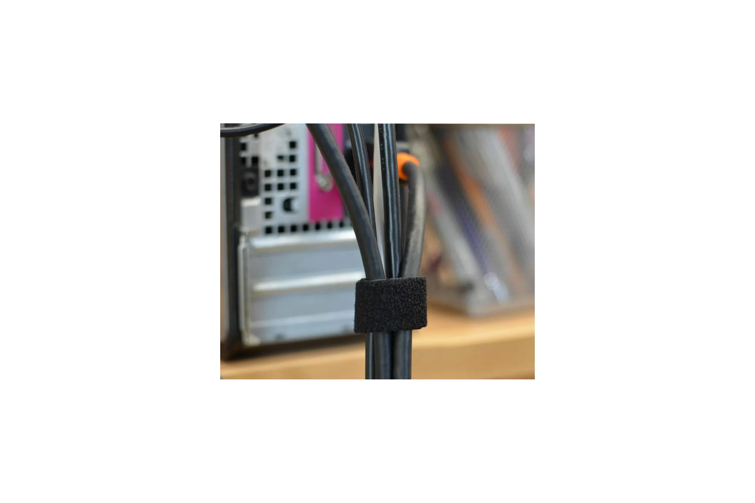 Лента-липучка для бандажа кабелей HPX BG1605 BACKGRIP 16 мм х 1,25 мм х 5 м, черная 5407004561615