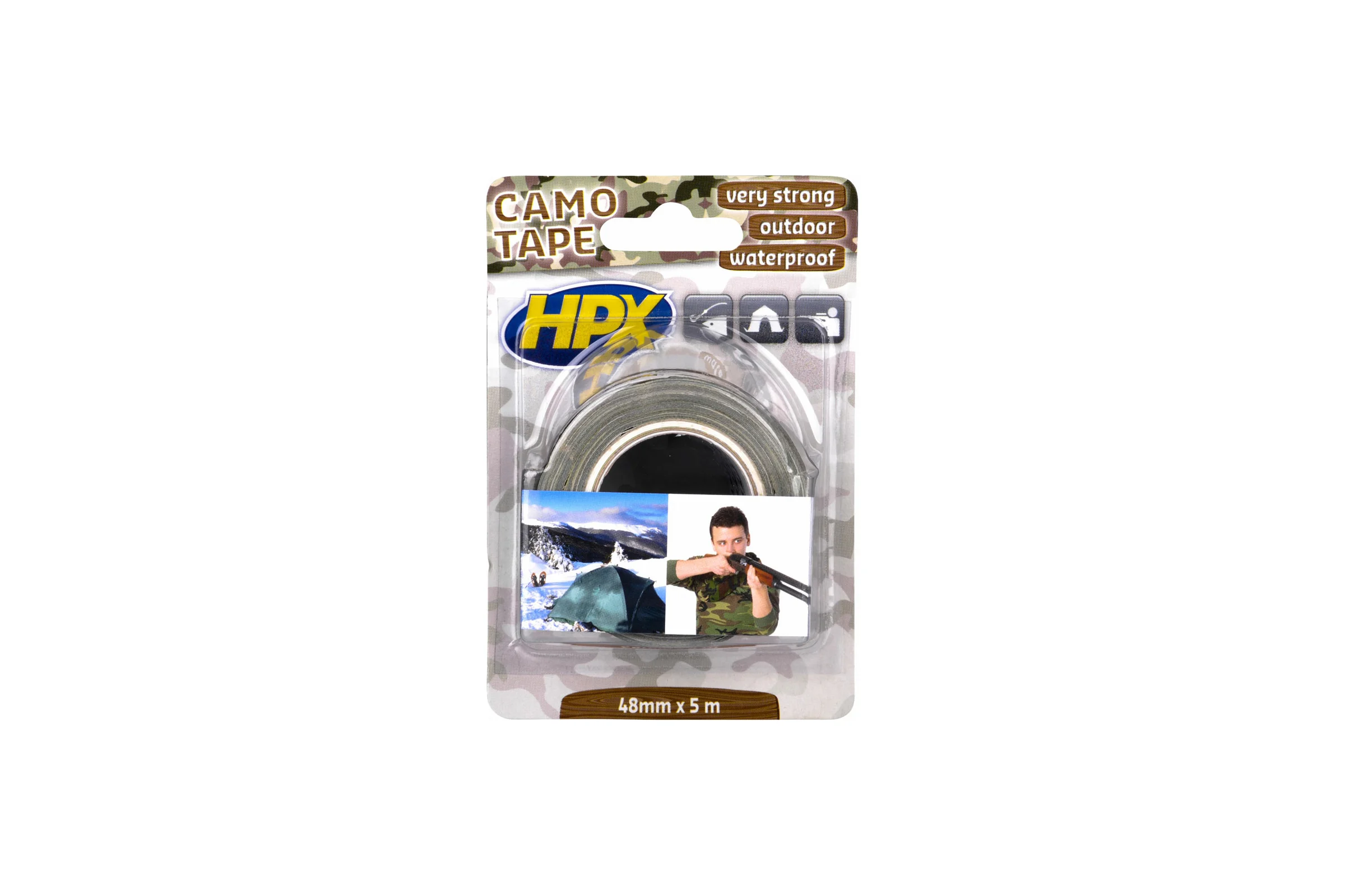 Камуфляжная ремонтная лента HPX CA5005 50 мм х 5 м 5425014225686