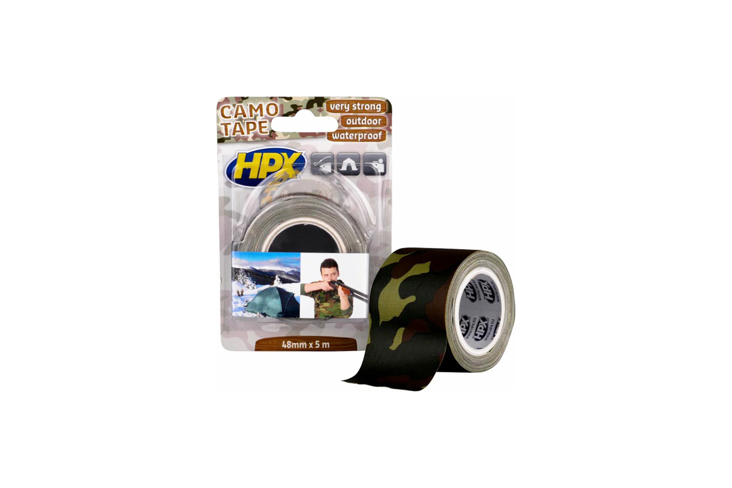 Камуфляжная ремонтная лента HPX CA5005 50 мм х 5 м 5425014225686