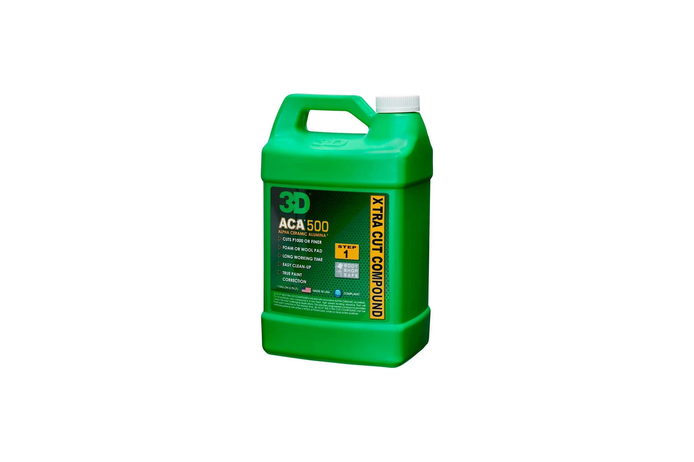 Паста абразивная ACA 500 X-TRA Cut Compound 500G01 3.78 л 3D 020558