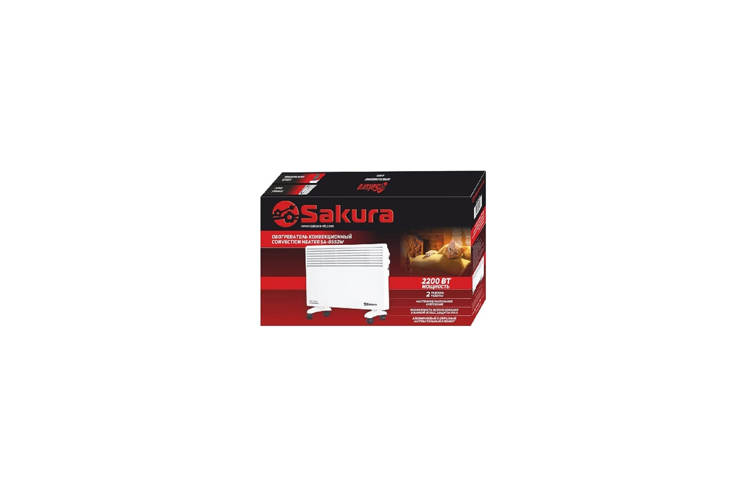 Конвекционный обогреватель Sakura SA-0652W