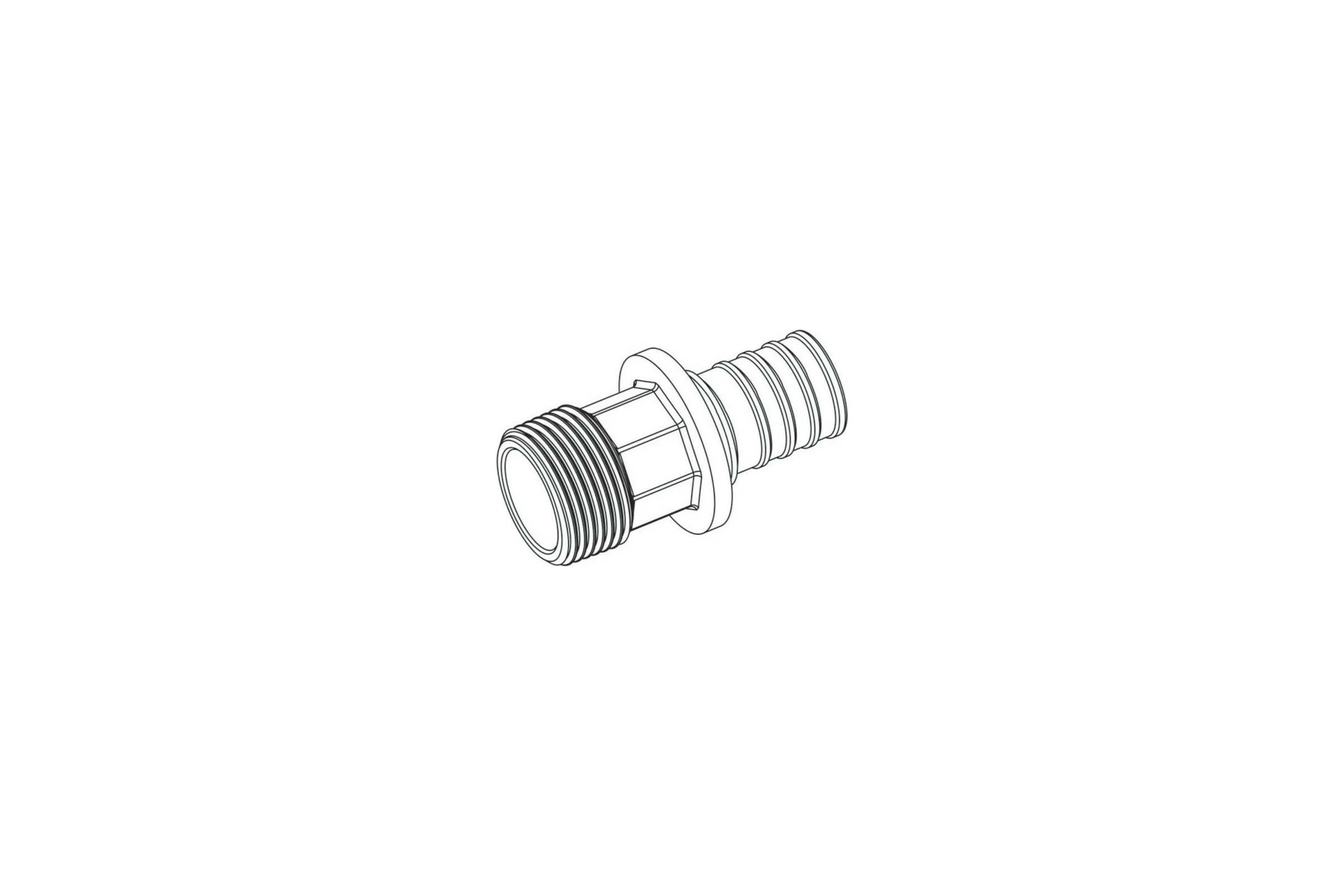 Переходник REHAU Н, 20, 3/4", бронза (RX+) 14563151001 456315