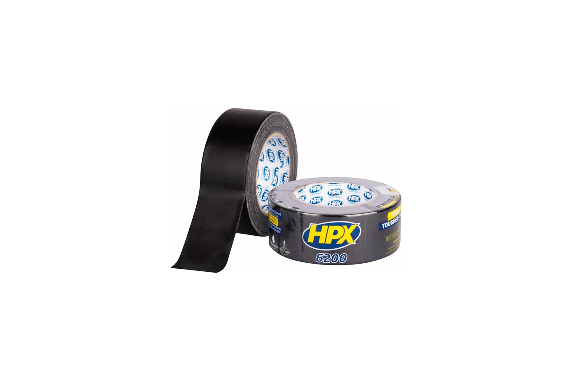 Армированная односторонняя лента HPX CB5025 200 48 мм х 25 м, черная 8711347114573