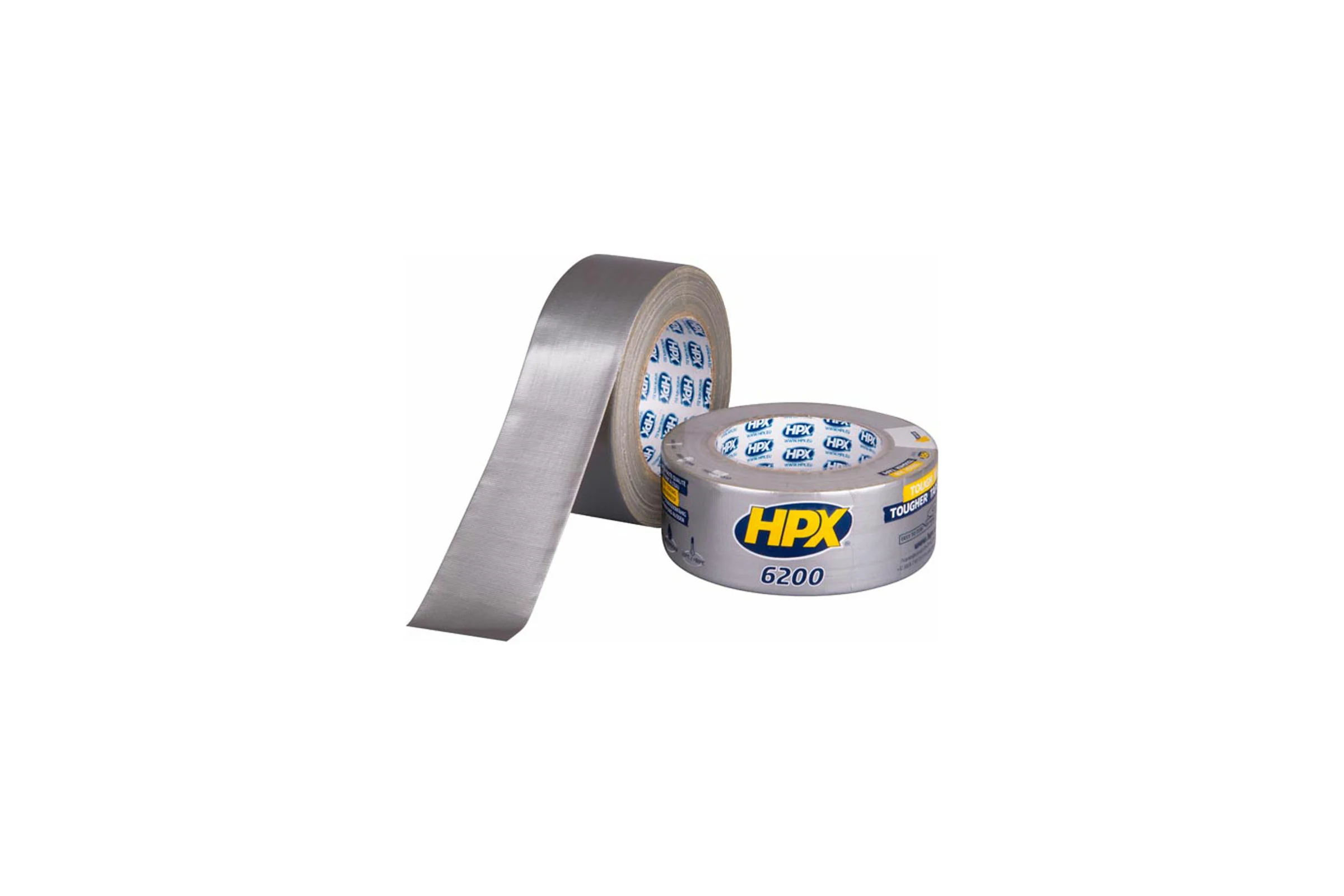 Армированная односторонняя лента HPX CS5025 200 48 мм х 25 м, серебристая 8711347114610