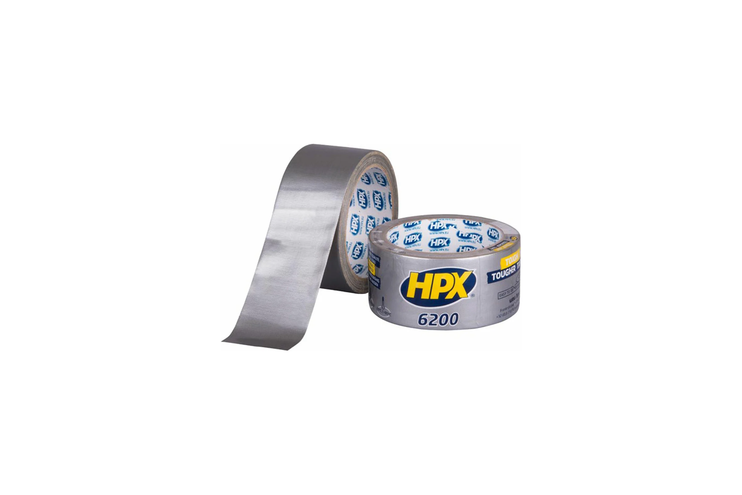 Армированная односторонняя лента HPX CS5010 200 48 мм х 10 м, серебристая 5425014220537