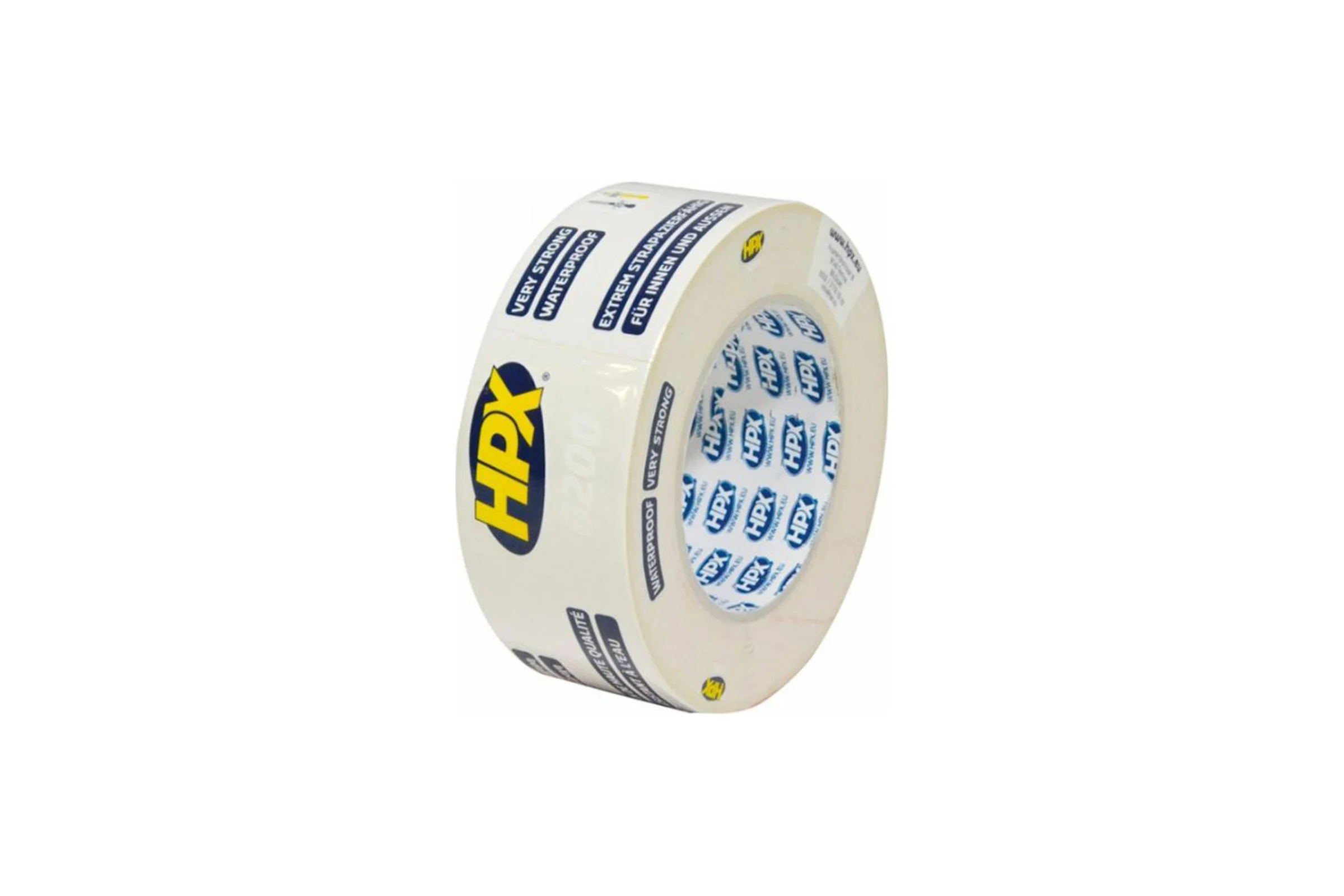 Армированная односторонняя лента HPX CW5025 200 48 мм х 25 м, белая 5425014220018