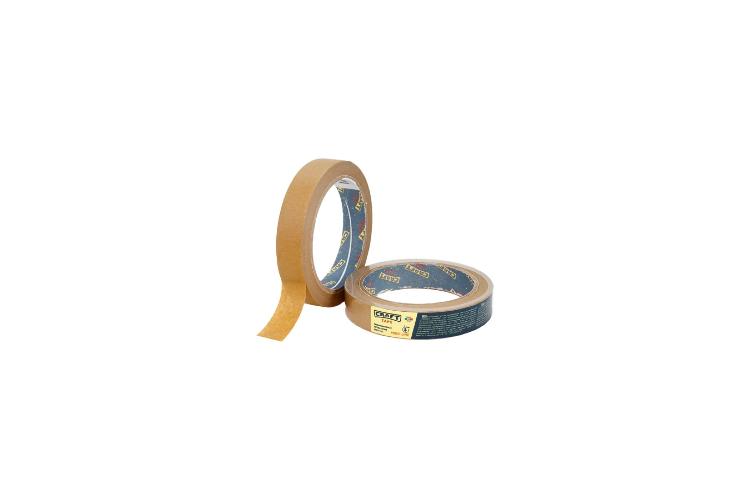 Малярная лента HPX MNC1950 CRAFT TAPE, 110С, 19 мм х 50 м, коричневая 4820219500223