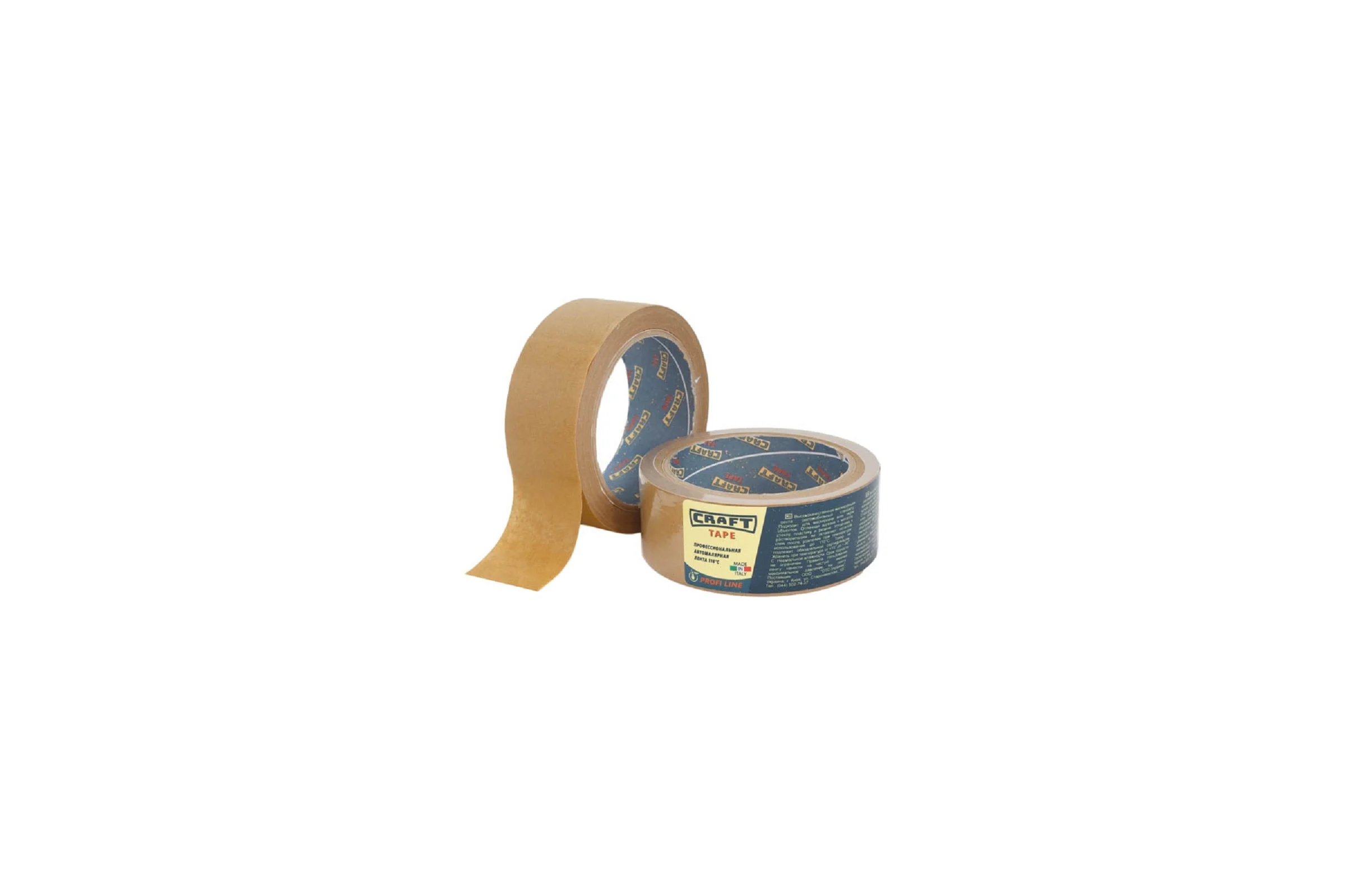 Малярная лента HPX MNC3825 CRAFT TAPE, 110С, 38 мм х 25 м, коричневая 4820219500254