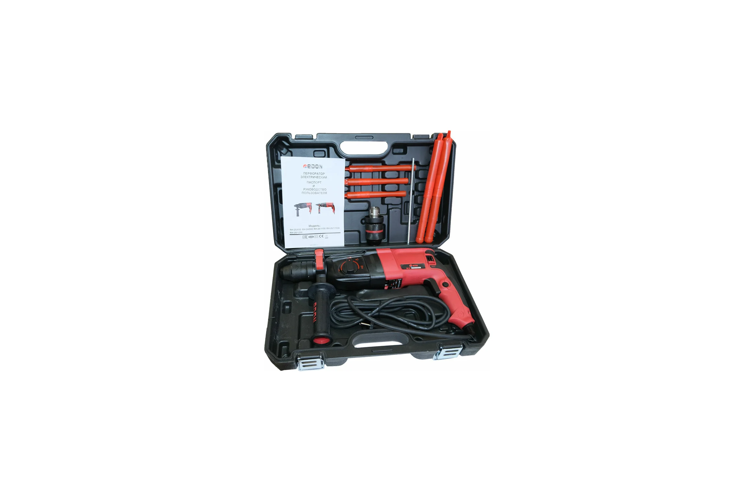 Электрический перфоратор EDON RH-26/1150A 18909