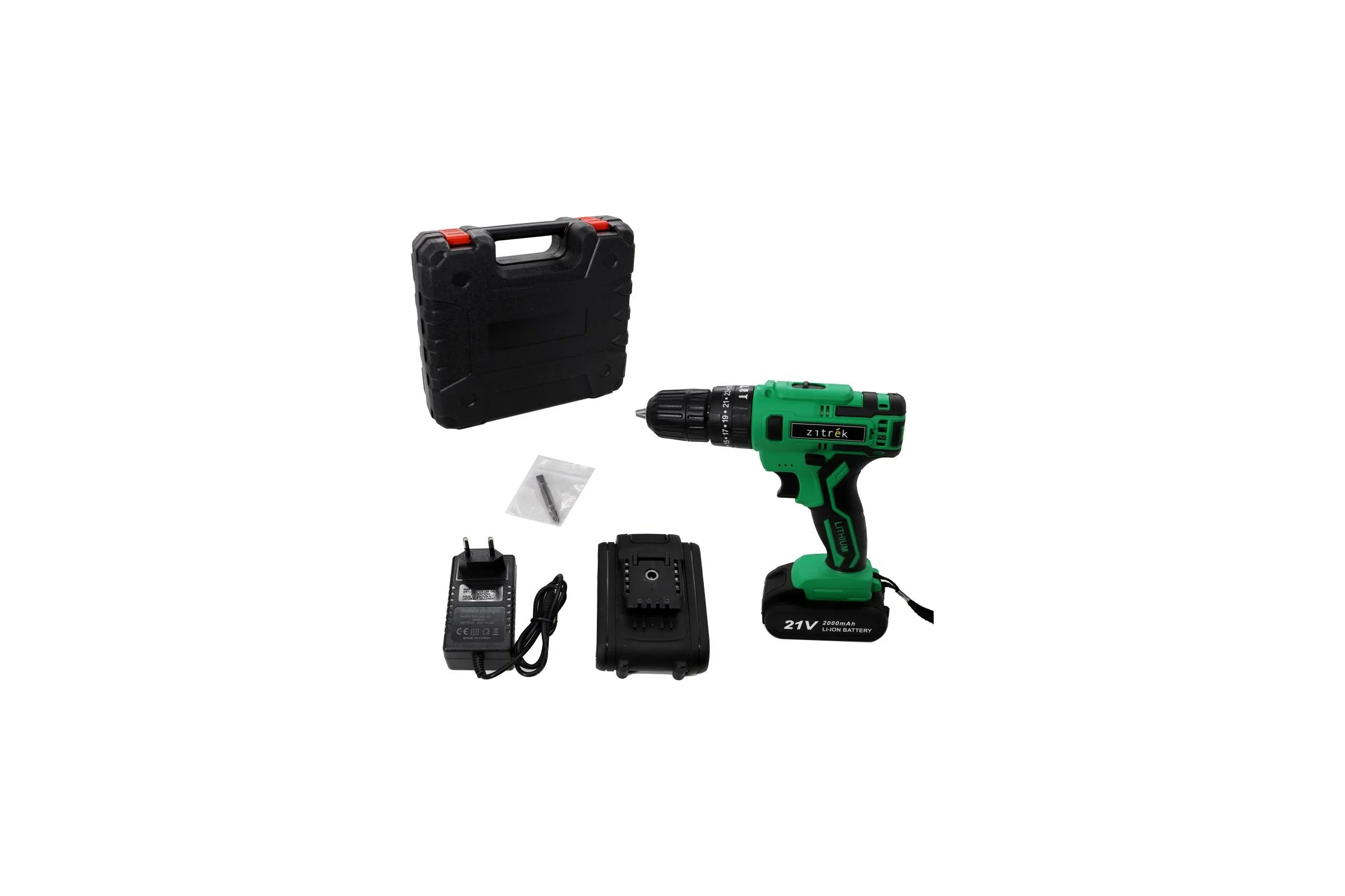 Аккумуляторная ударная дрель-шуруповерт Zitrek Green Impact 063-4044