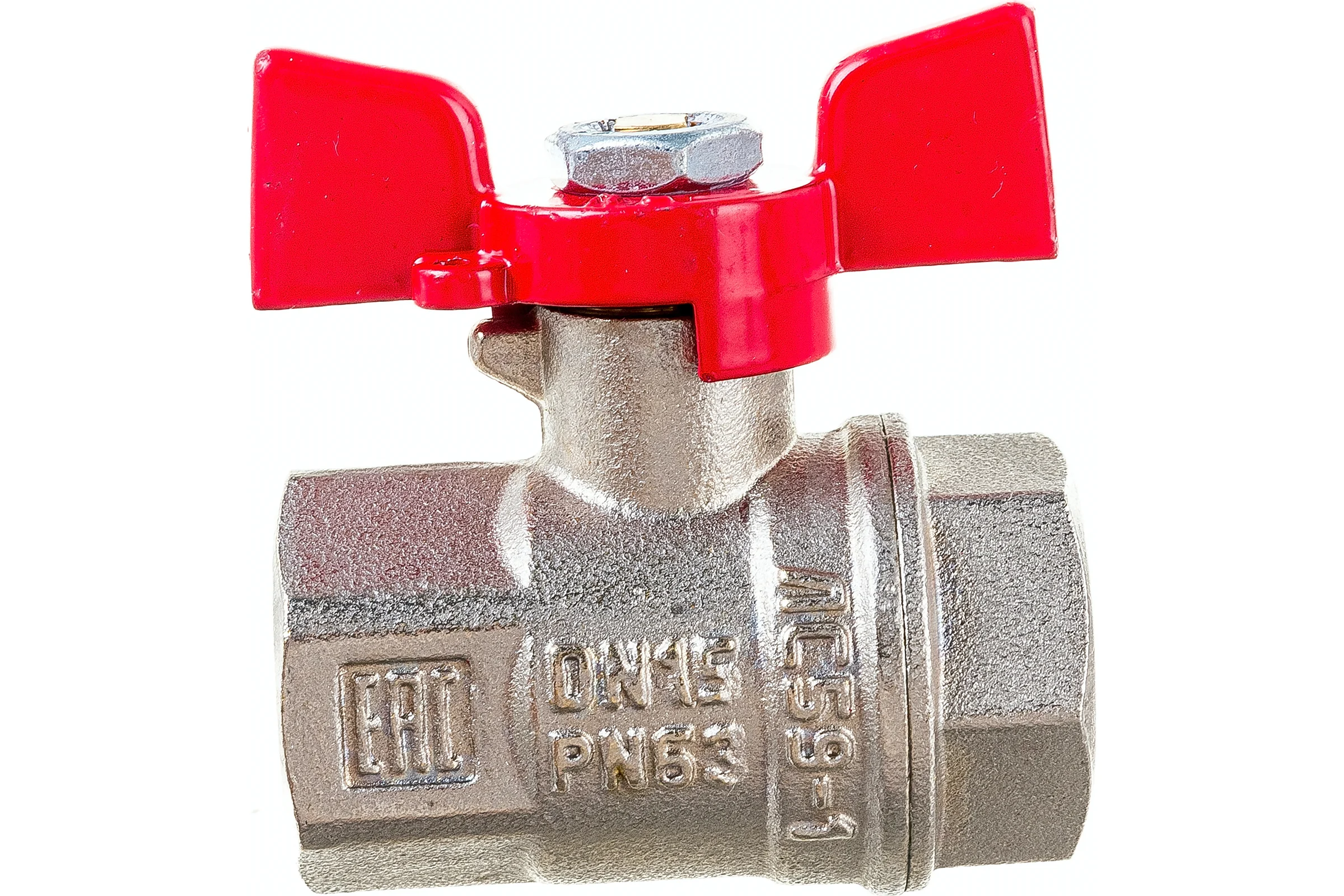 Шаровой кран VALFEX PREMIUM для воды, 1/2" ВР/ВР, бабочка VF.217.NB1.012.PREMIUM