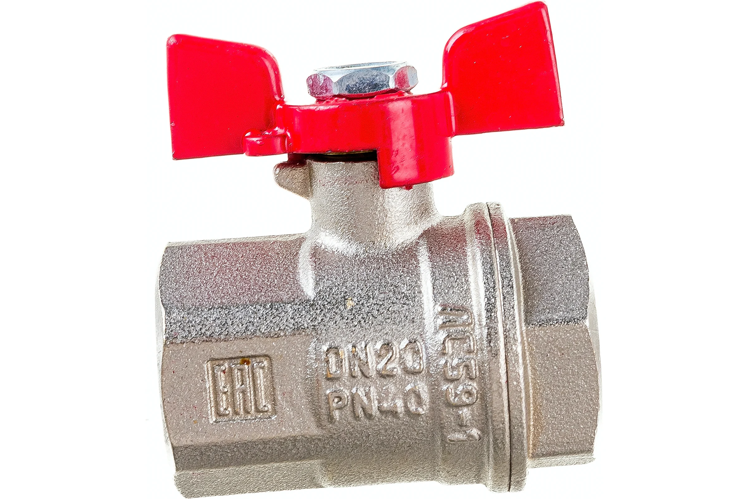 Шаровой кран VALFEX PREMIUM для воды, 3/4" ВР/ВР, бабочка VF.217.NB1.034.PREMIUM