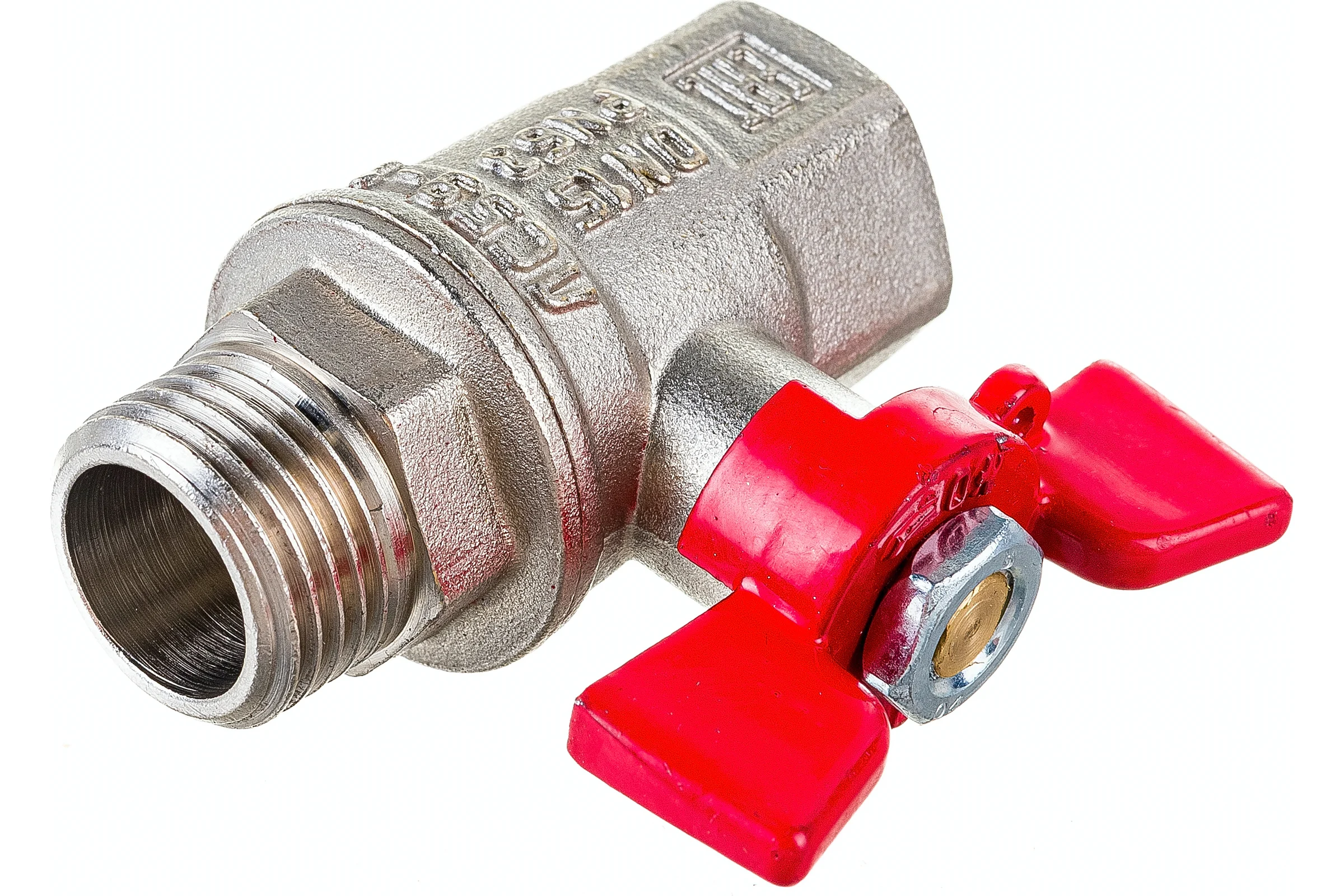 Шаровой кран VALFEX PREMIUM для воды, 1/2" ВР/НР, бабочка VF.218.NB1.012.PREMIUM