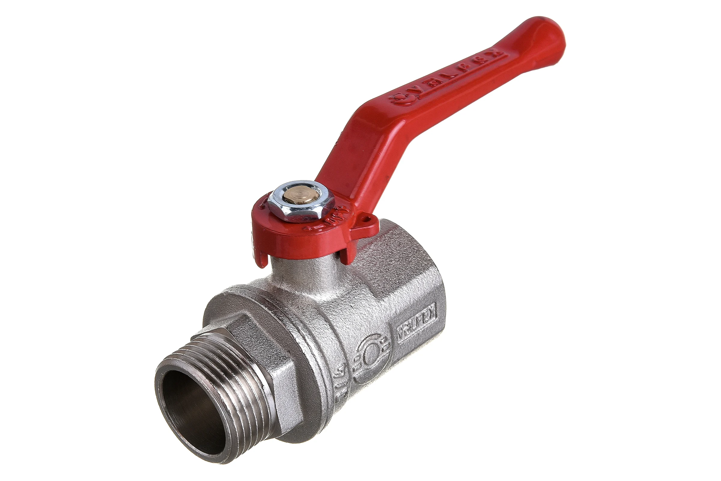 Шаровой кран VALFEX PREMIUM для воды, 3/4" ВР/НР, рычаг VF.215.NR1.034.PREMIUM