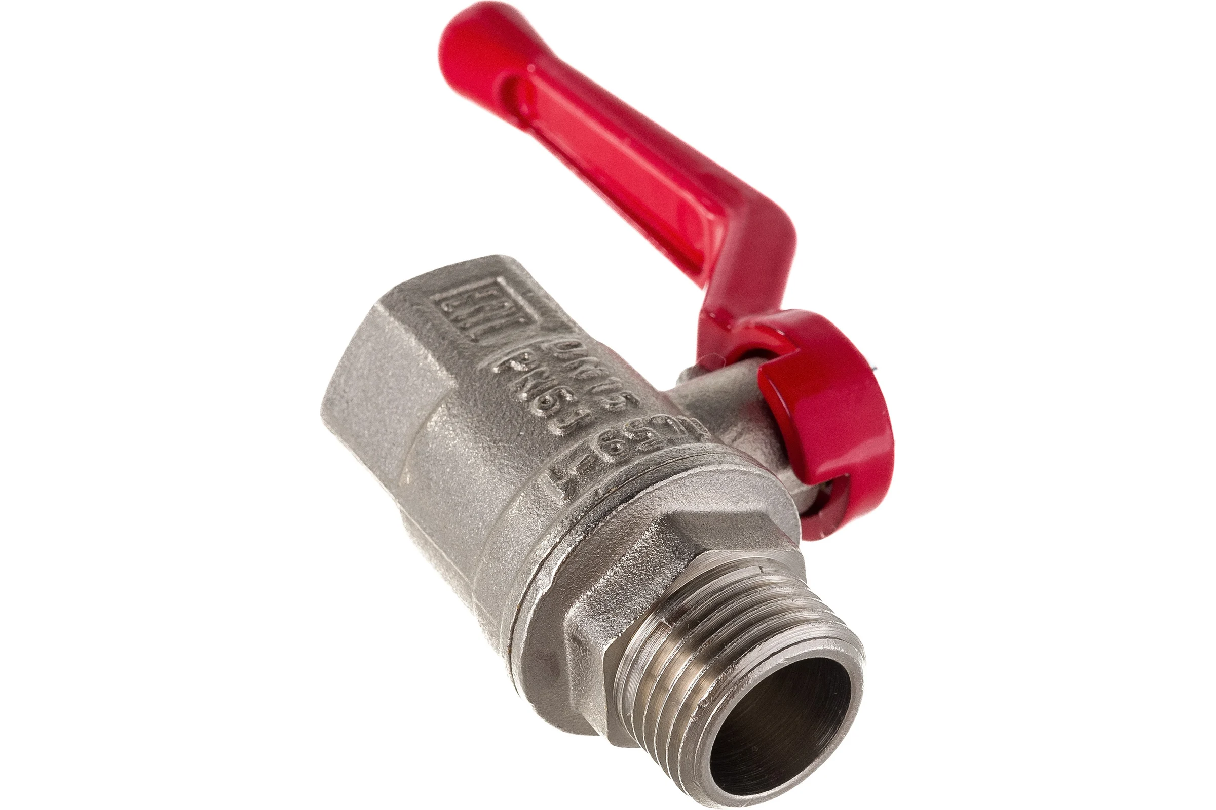 Шаровой кран VALFEX PREMIUM для воды, 1/2" ВР/НР, рычаг VF.215.NR1.012.PREMIUM