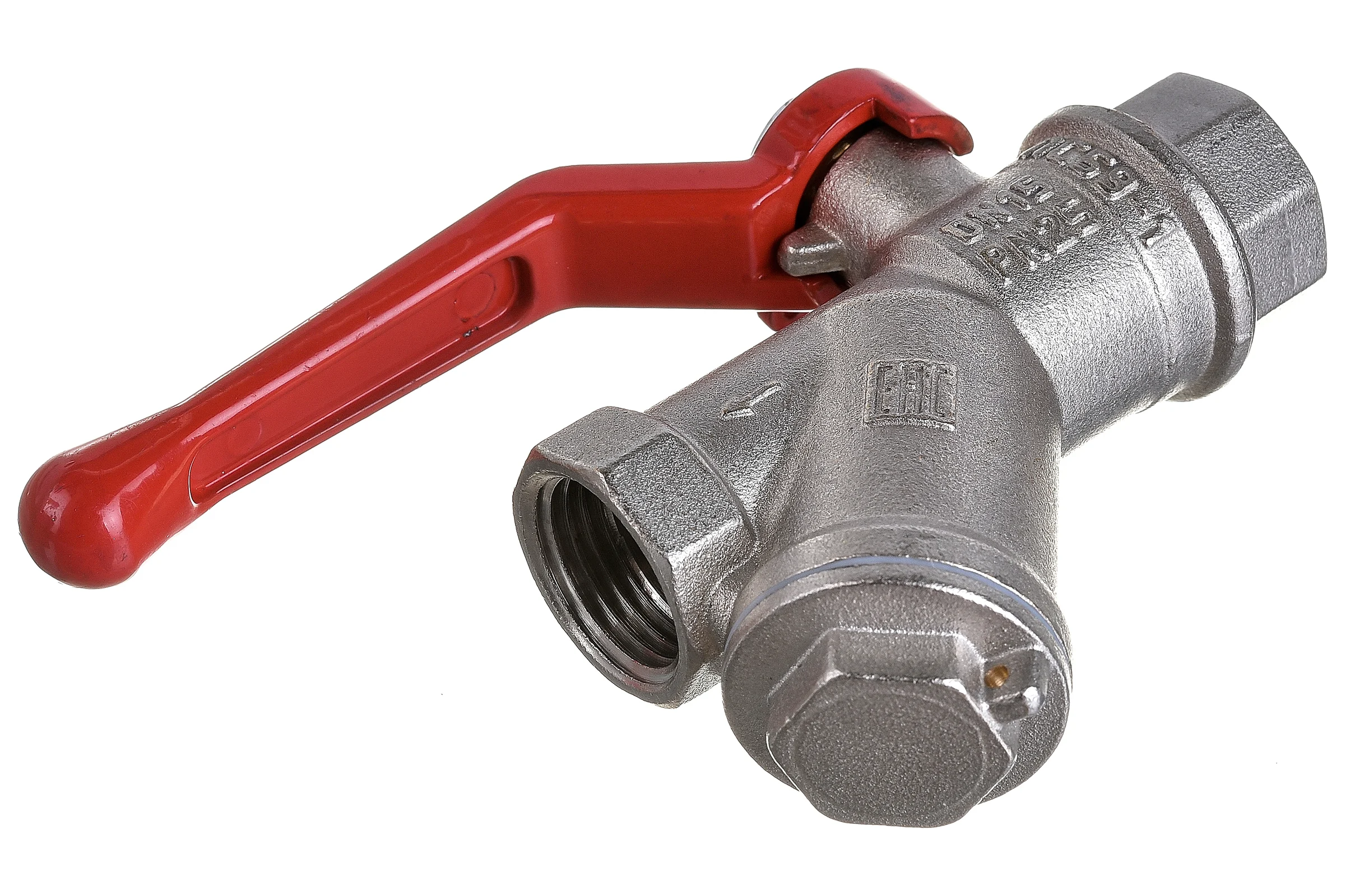 Шаровой кран с фильтром VALFEX PREMIUM для воды, 1/2" ВР/ВР, рычаг VF.292.NR1.012.PREMIUM