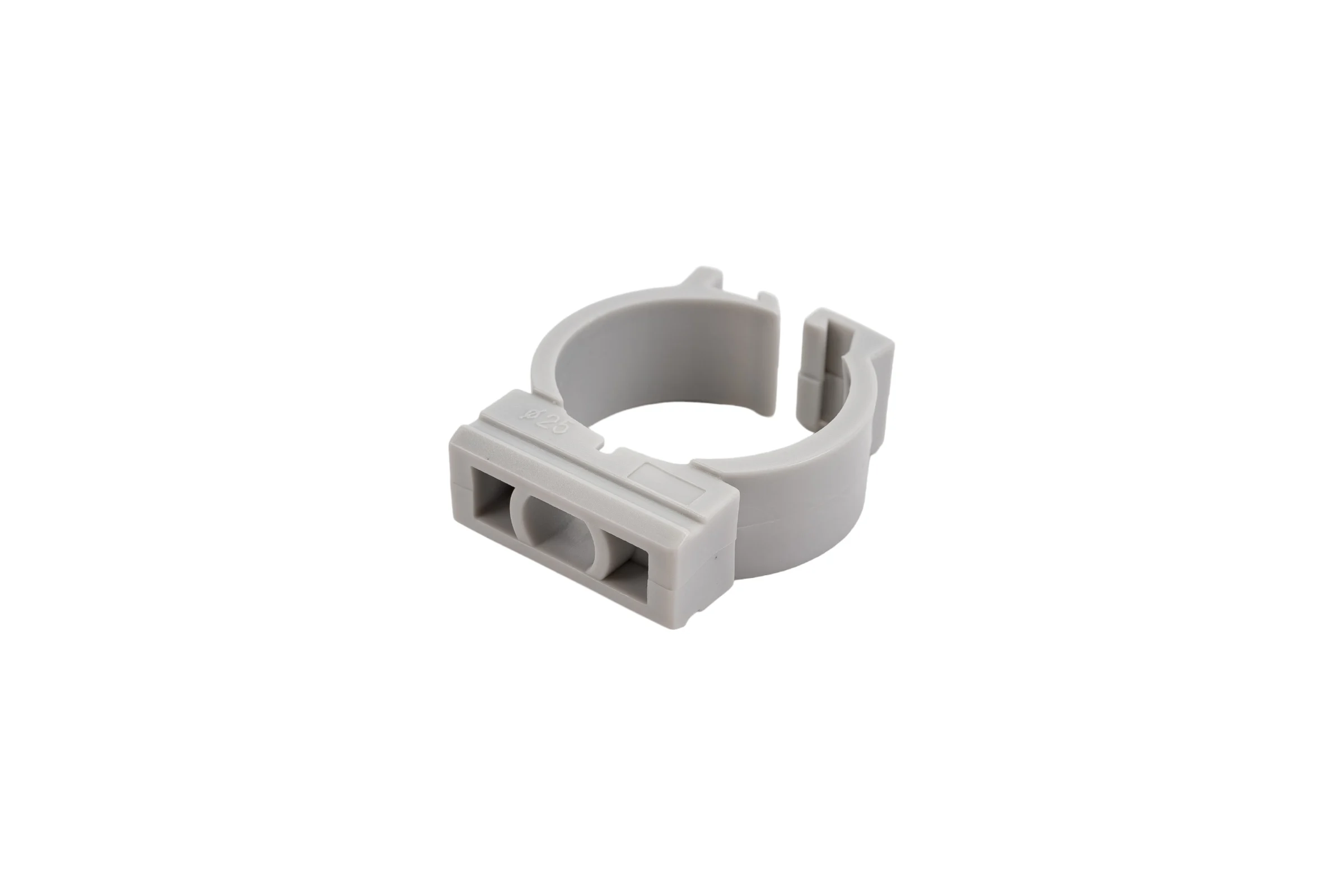 Крепеж-клипса для трубы D25 мм с фиксатором TDM ELECTRIC SQ0405-0103