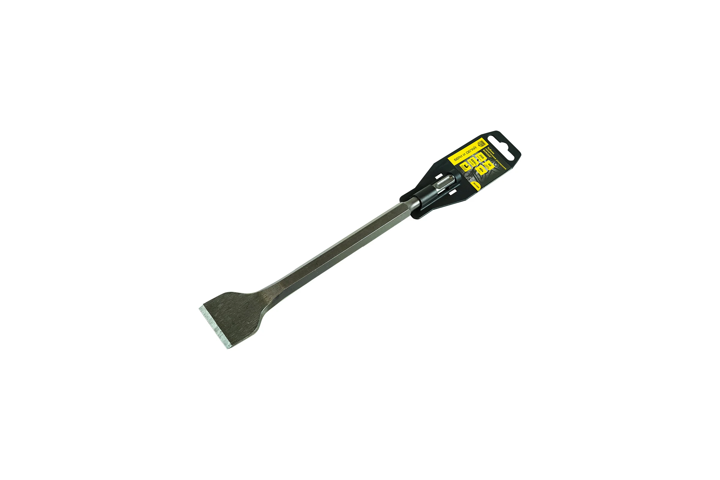 Зубило лопаточное усиленное SDS-plus 40x250 мм Berger BG BG1909