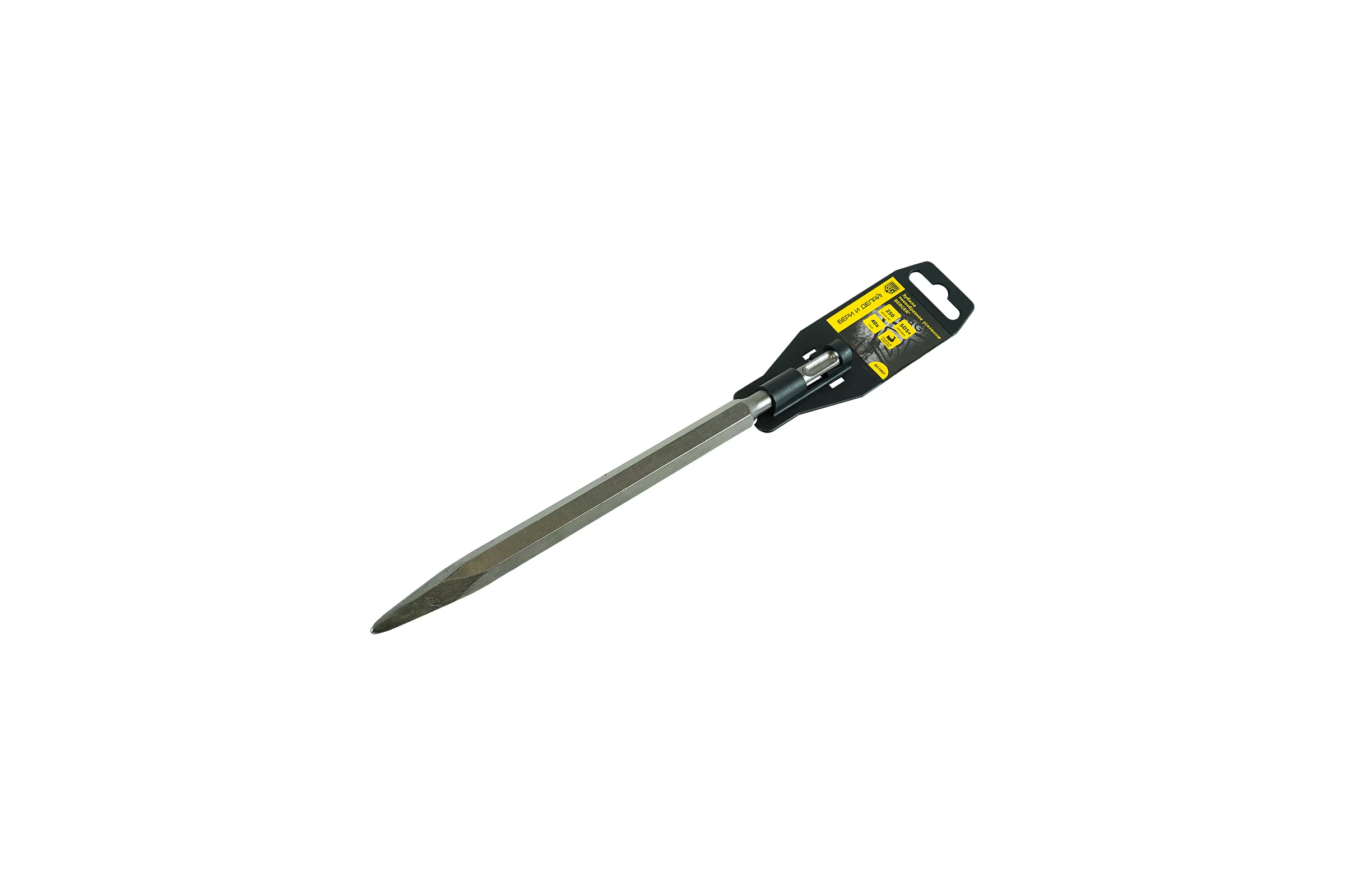 Зубило пикообразное усиленное SDS-plus 250 мм Berger BG BG1907
