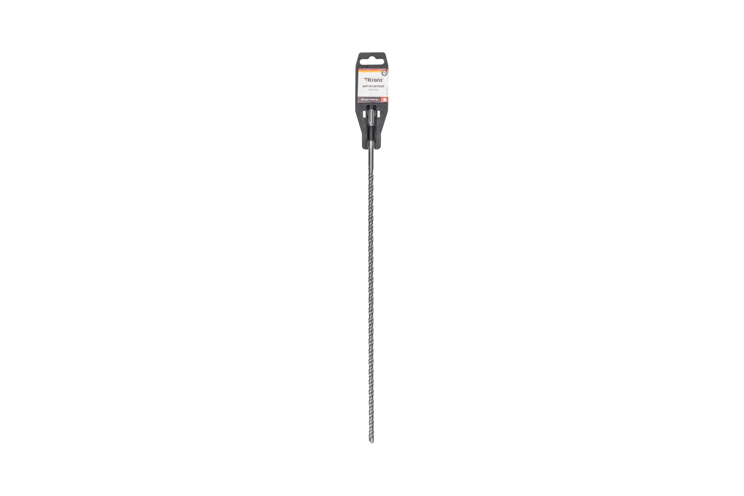 Бур по бетону KRANZ 8x460x400 мм хвостовик SDS-plus KR-91-0048