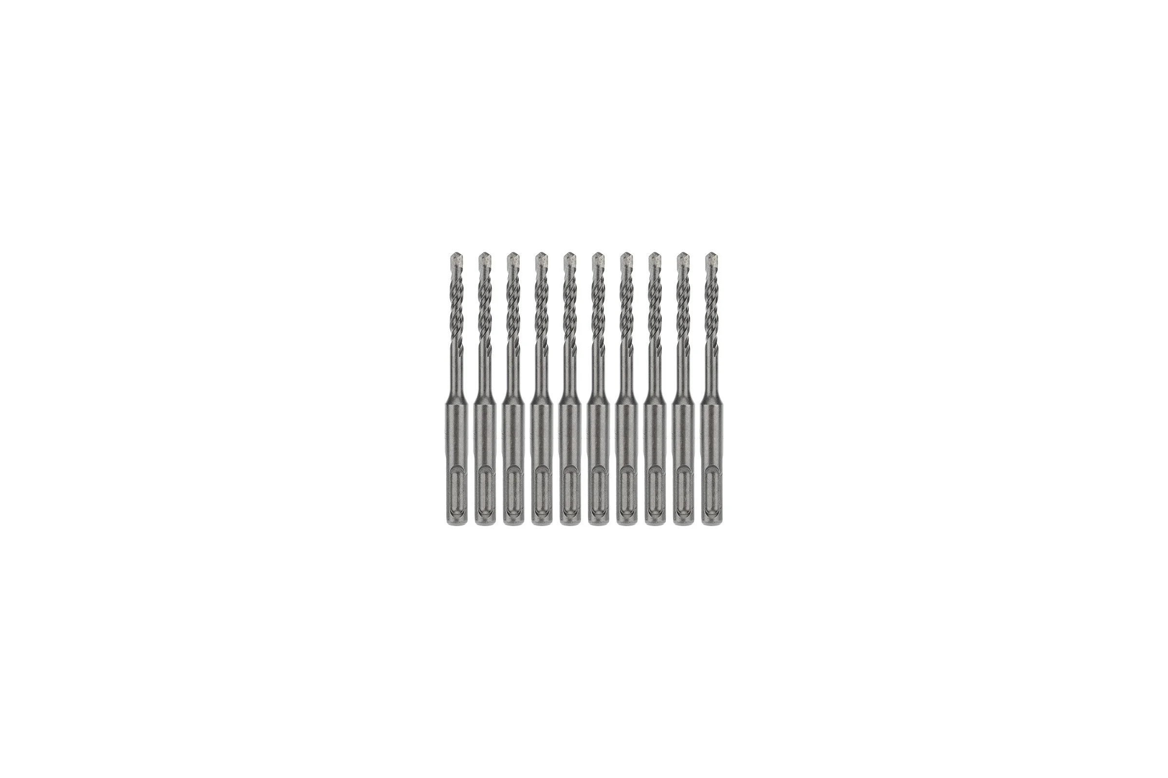 Бур по бетону KRANZ 6x110x50 мм, хвостовик SDS-plus, 10 шт. KR-91-0006-4