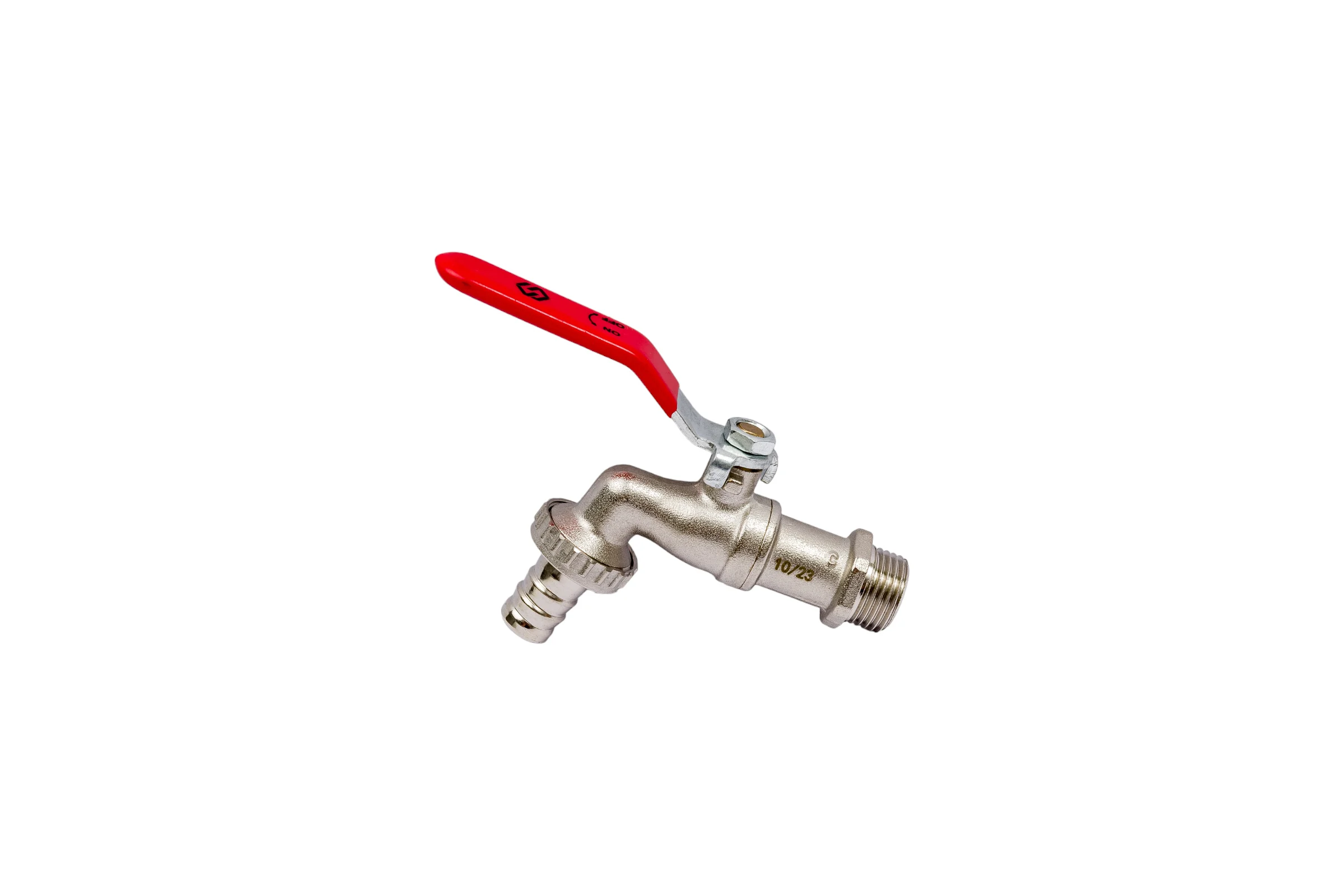 Шаровой кран MVI водоразборный 1/2" наружная-штуцер BV.633.04